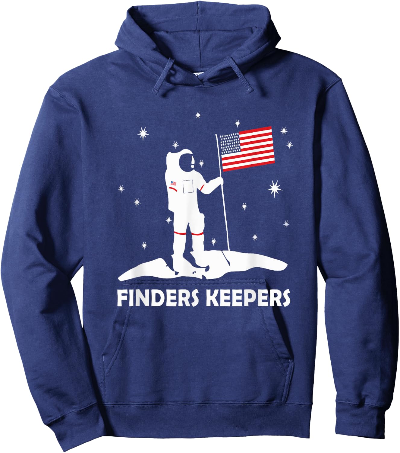 Finders Keepers Man Walking on Moon Hoodie - Hoodie | Navy