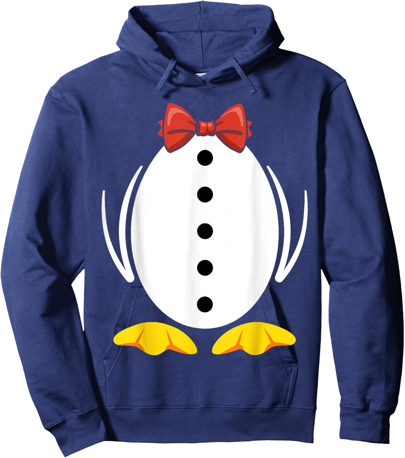 Funny Penguin Halloween Costume, Halloween Animal Hoodie - Hoodie | Navy