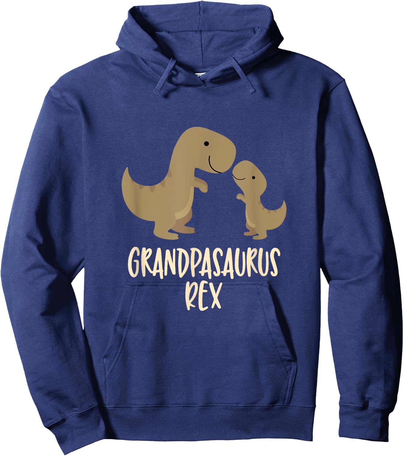 Grandpasaurus Rex Grandpa Saurus Dinosaur Hoodie - Hoodie | Navy