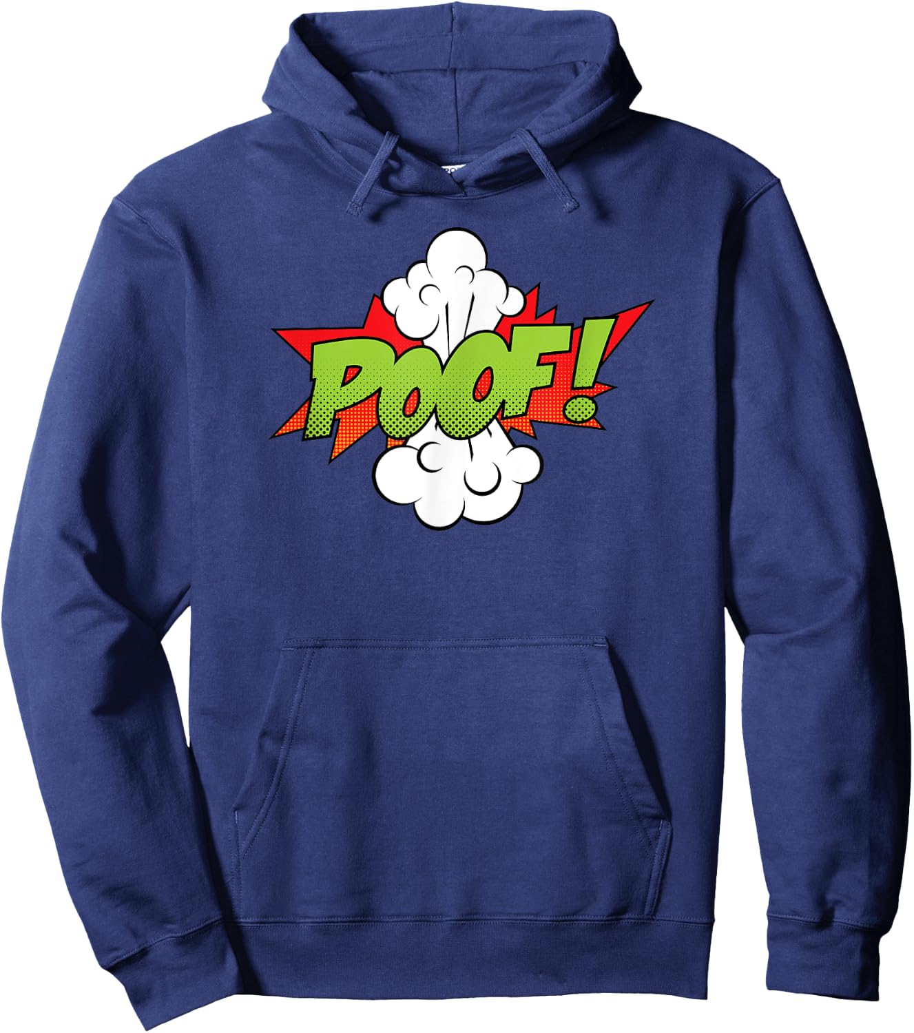 Poof Comic | Cool Retro Comic Book Shirt Men Women Hoodie - Hoodie | Navy
