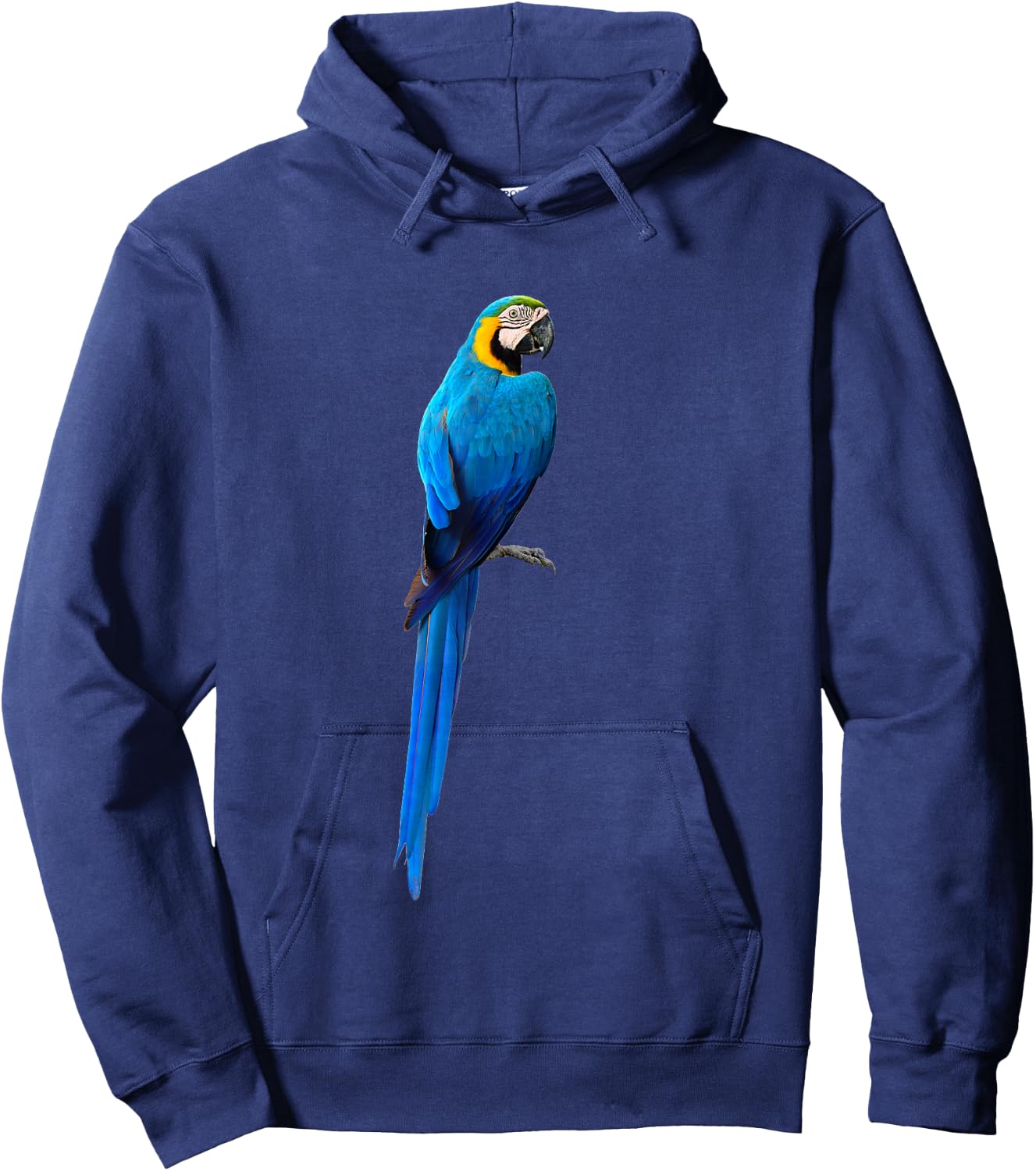 Blue Macaw Parrot Life Hoodie - Hoodie | Navy