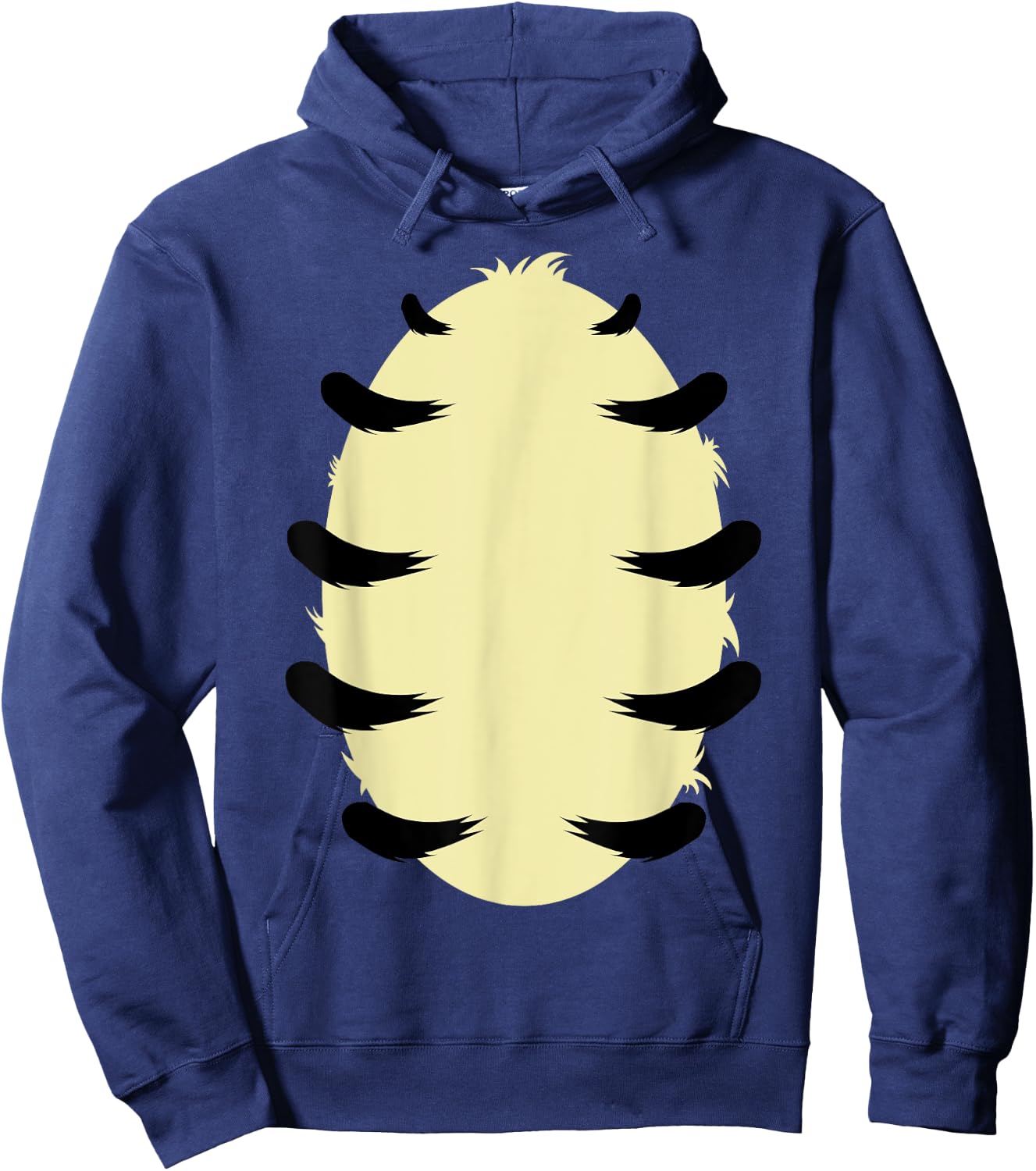 Funny Halloween Tiger Belly Tiger Costume Group Matching Hoodie - Hoodie | Navy