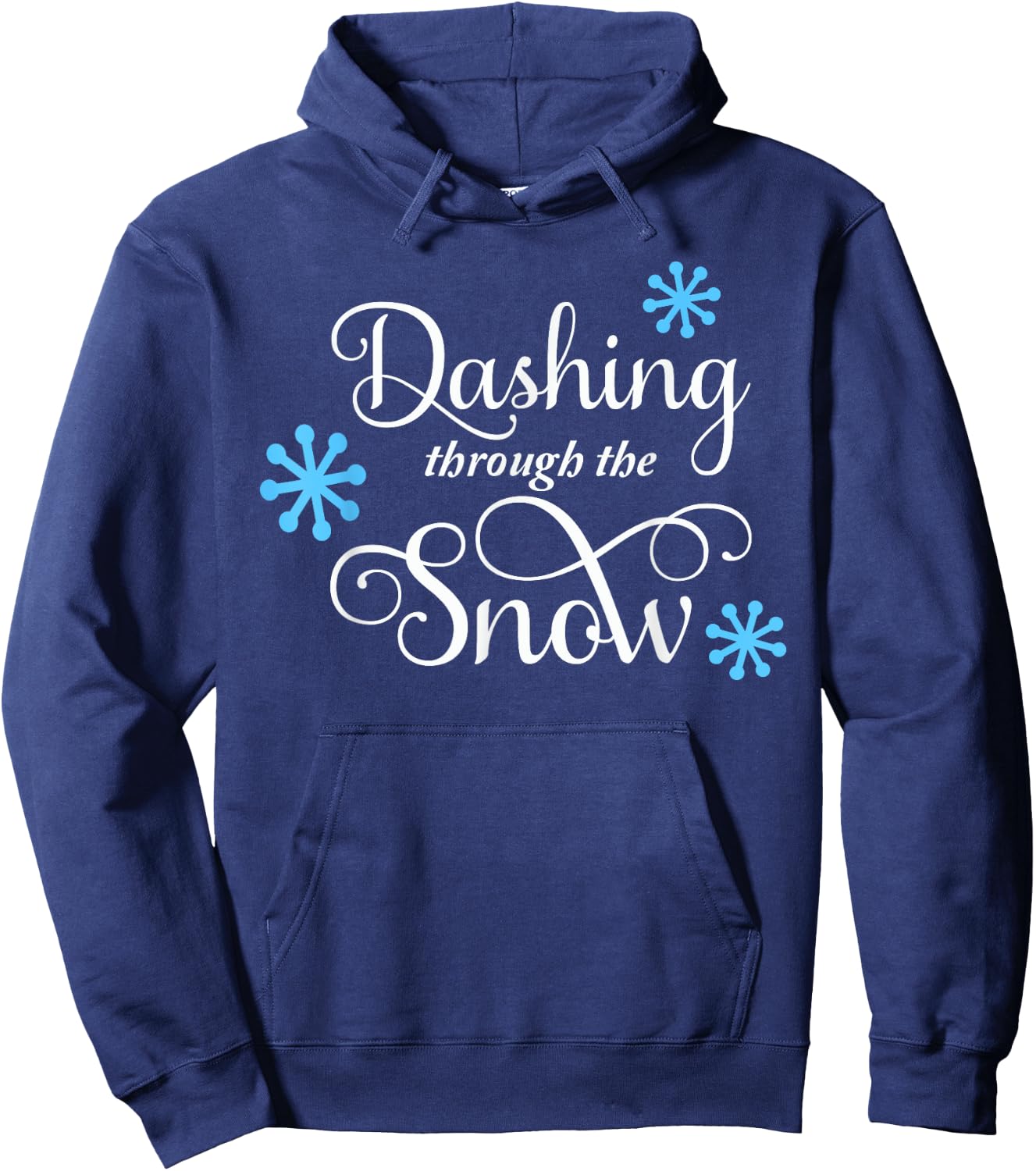 Dashing Through The Snow Hoodie - Hoodie | Navy