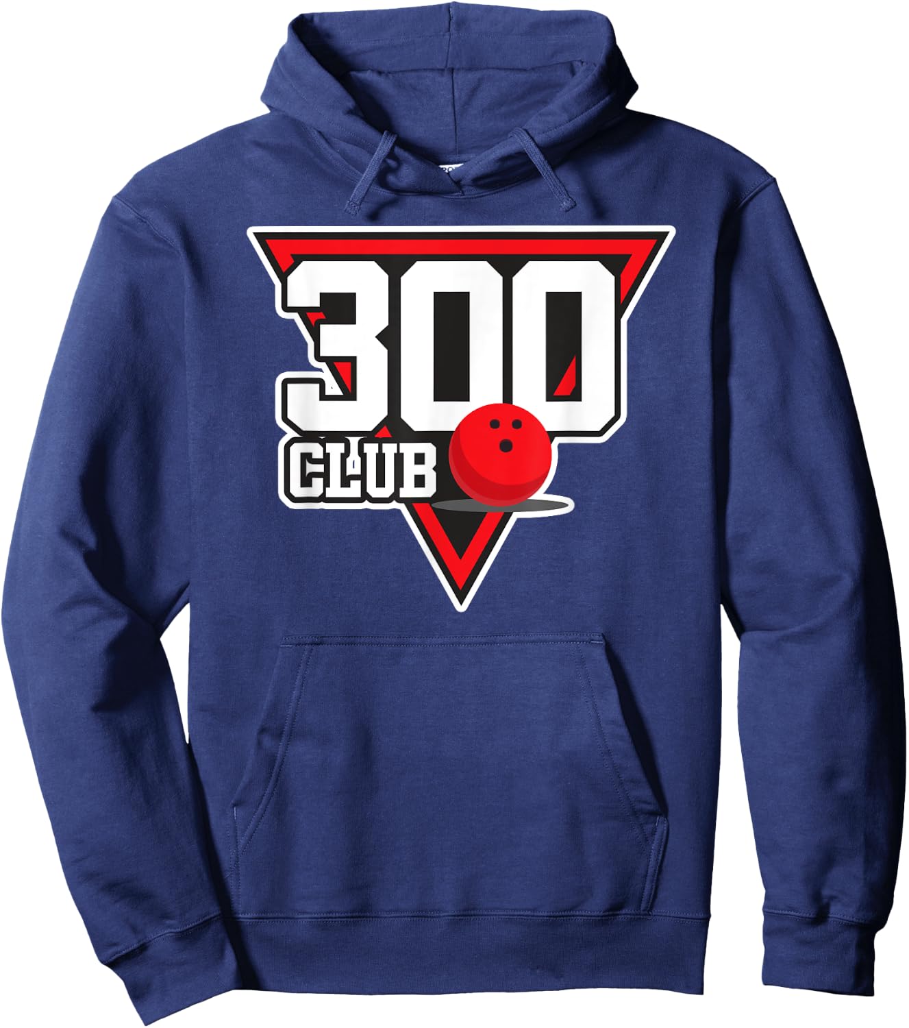 300 Bowling Design Perfect Bowling Game 300 Bowler Gift Hoodie - Hoodie | Navy
