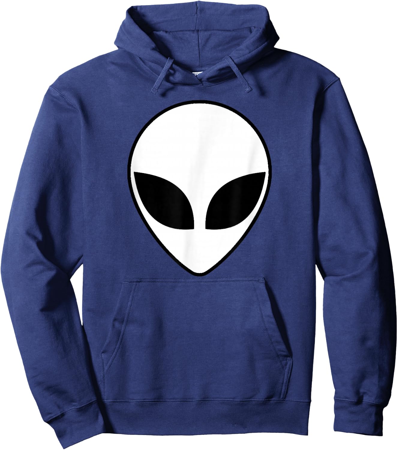 White Alien Head Extraterrestrial Believe T Shirt Men Women Hoodie - Hoodie | Navy