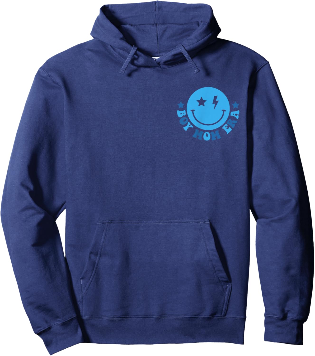 In My Boy Mom Era Shirt Boy Mama Gender Reveal 2 Sided Hoodie - Hoodie | Navy