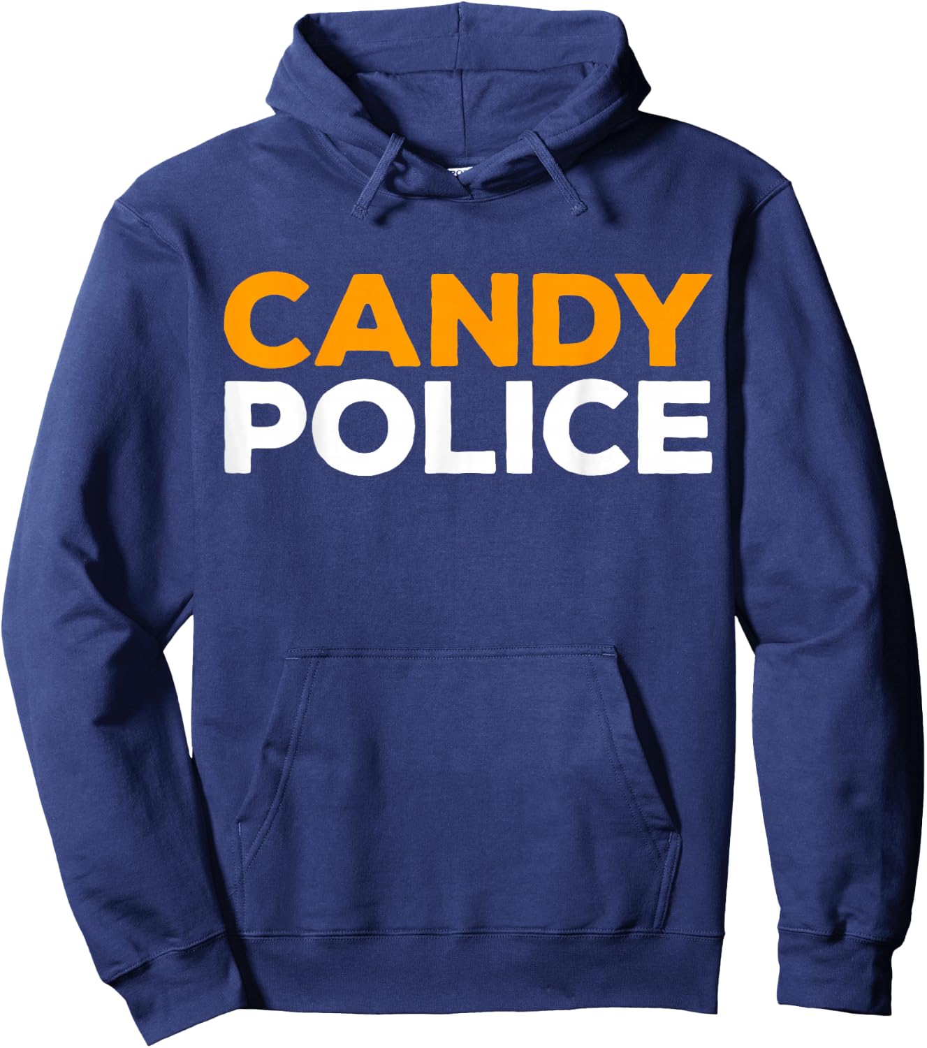 Candy Police Shirt Men Women Boy Girl Halloween Costume Hoodie - Hoodie | Navy