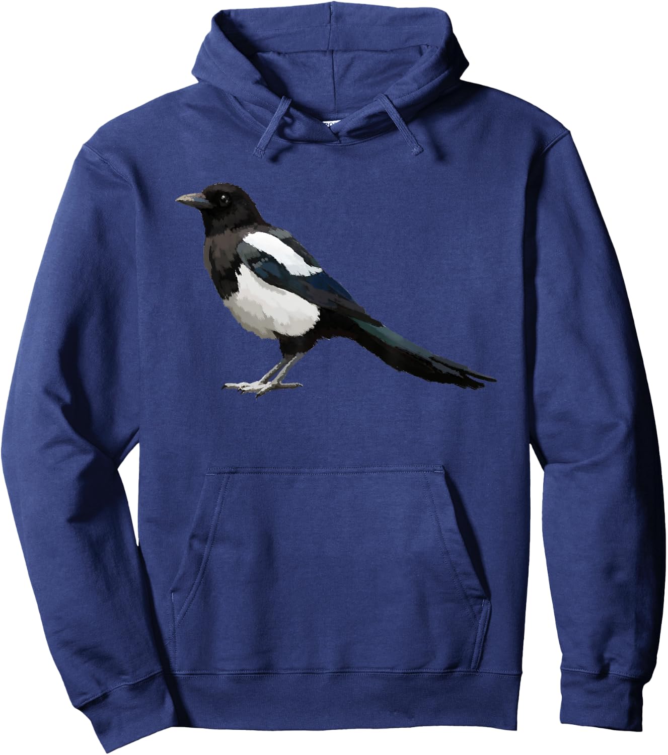 Eurasian Magpie Bird T Shirt Hoodie - Hoodie | Navy