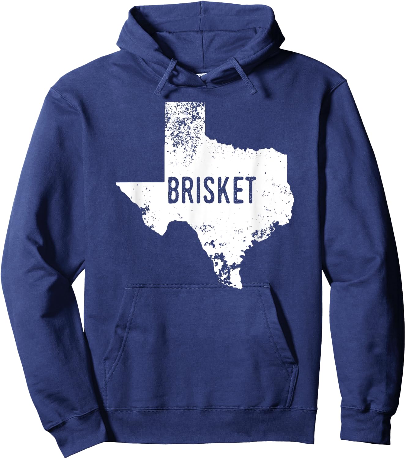 Texas State Brisket Shirt TX Love Home BBQ Distressed Hoodie - Hoodie | Navy