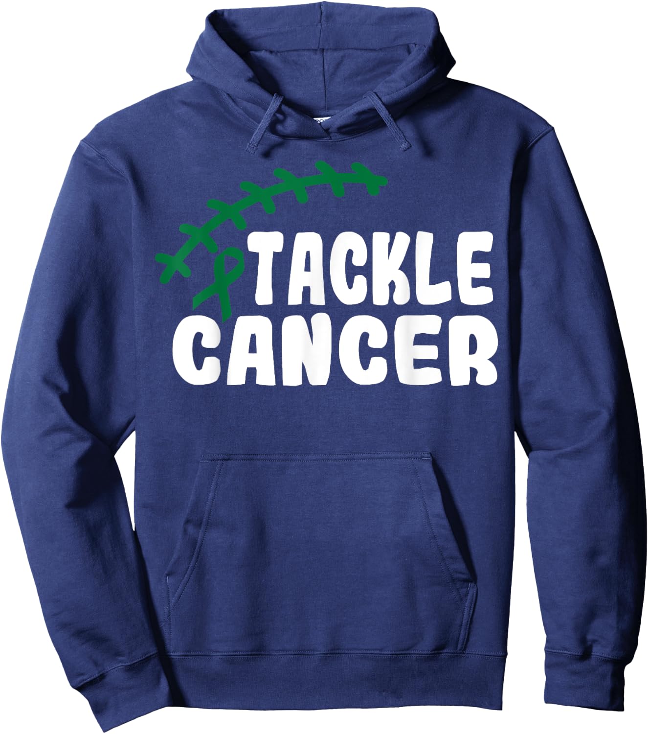 Tackle Liver Cancer Shirt For Football Lovers Fans Hoodie - Hoodie | Navy