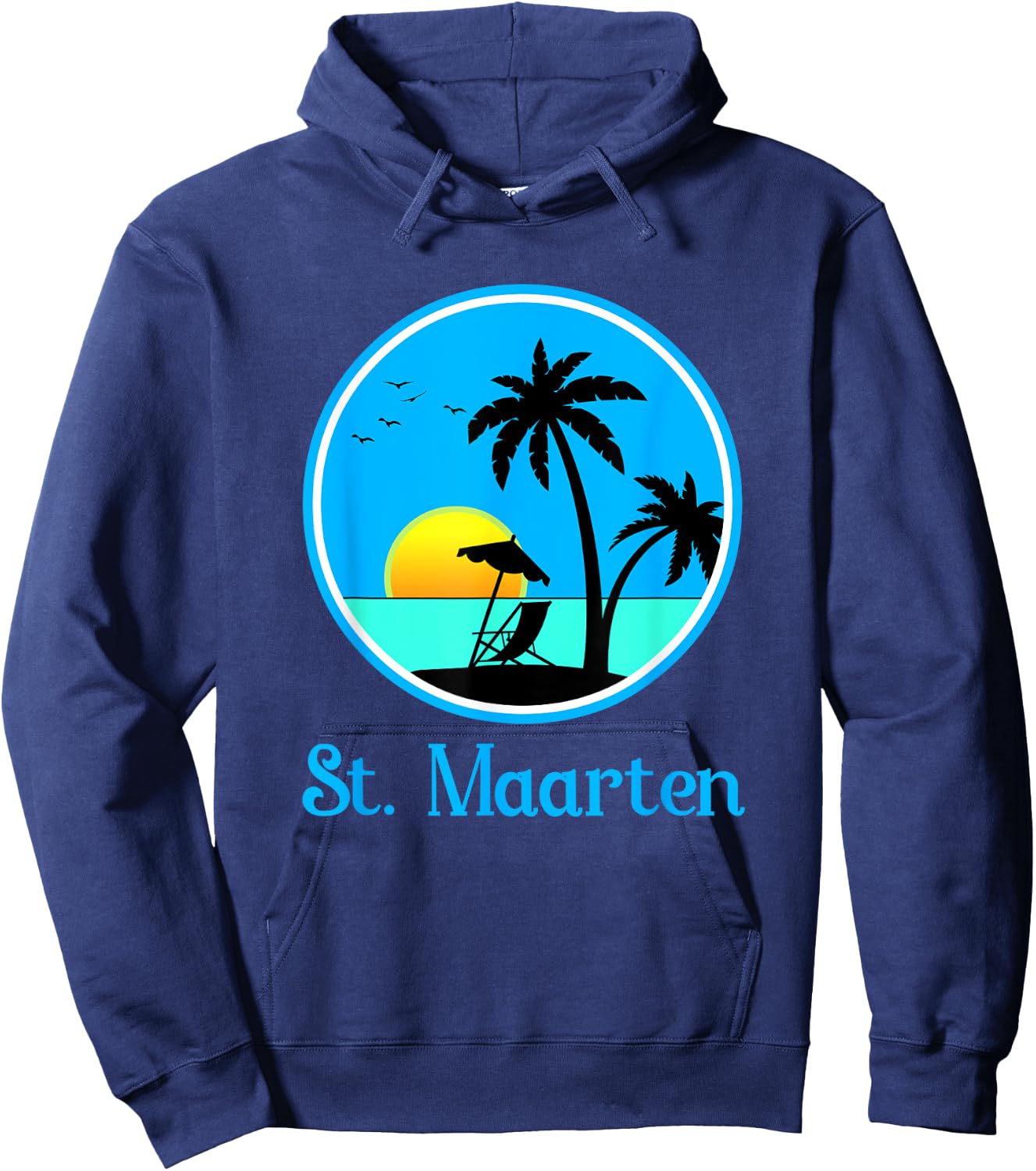 St. Maarten Souvenir Vacation Gift Hoodie - Hoodie | Navy