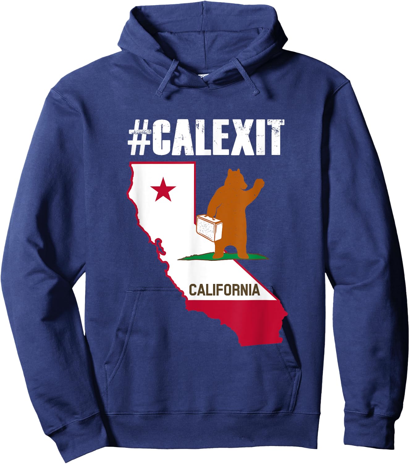 Calexit! Secession of California From the US Hoodie - Hoodie | Navy