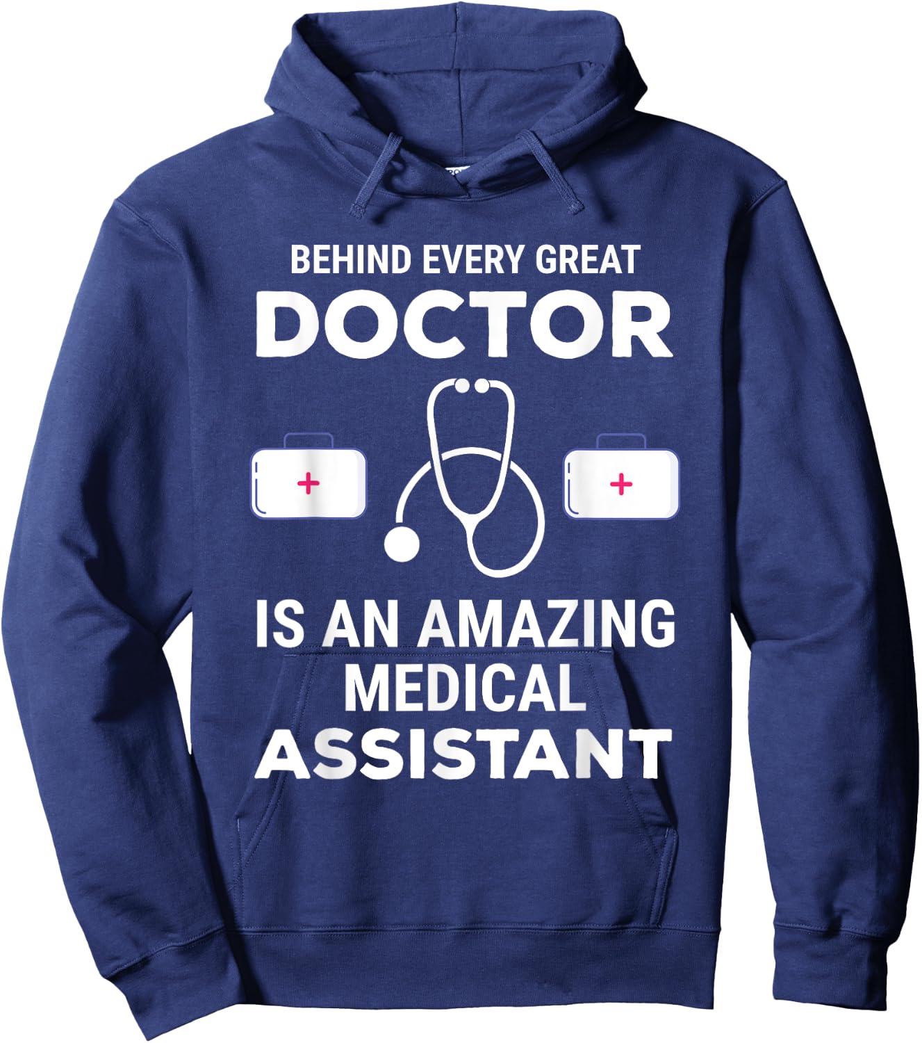 Funny Doctor Medical Assistant Joke Humor Hoodie - Hoodie | Navy