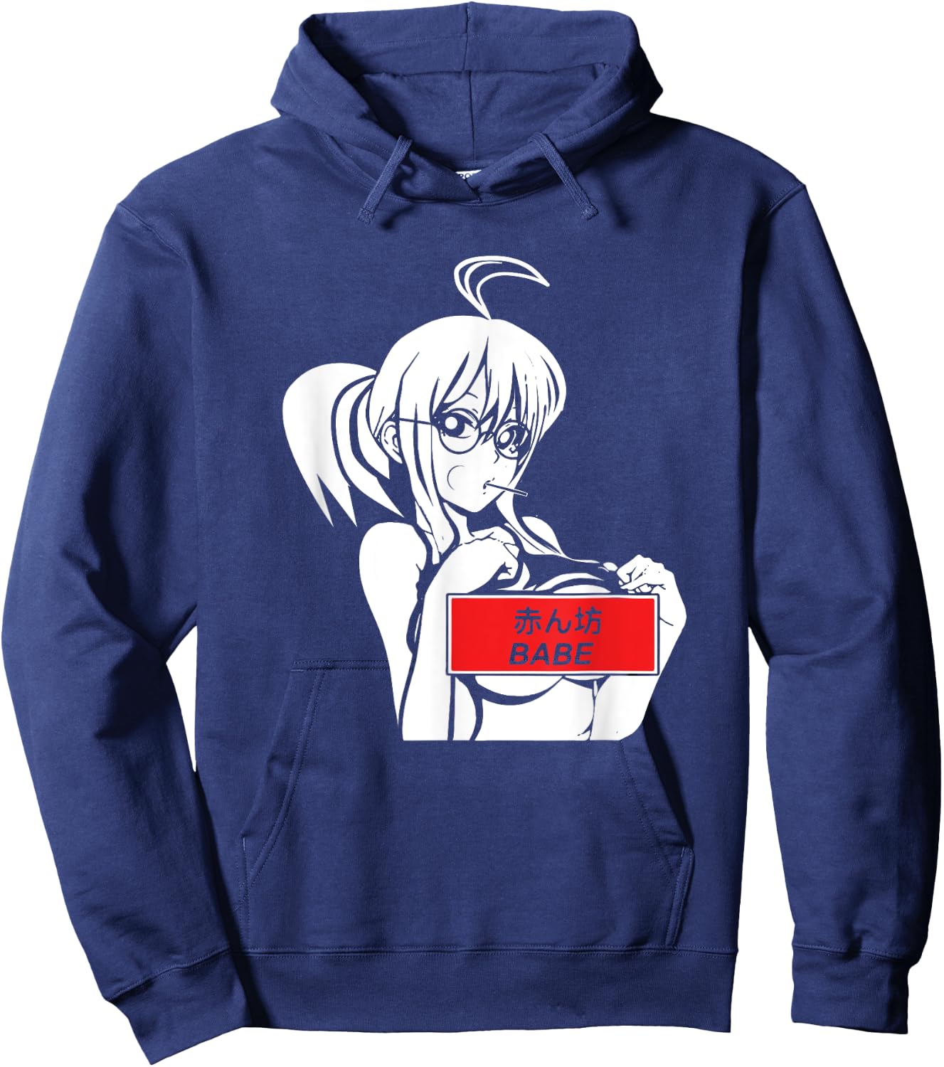 Kawaii Anime Manga Babe Sexy Cosplay Gifts Hoodie - Hoodie | Navy