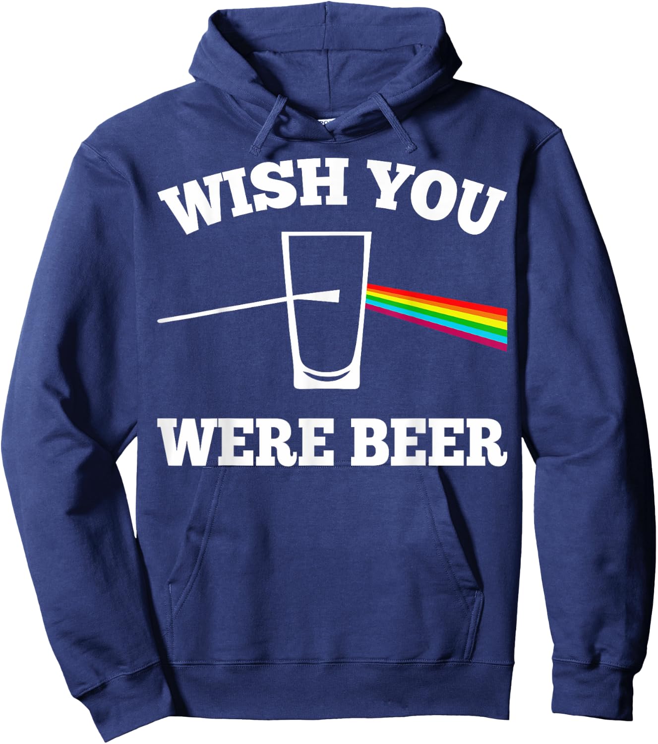 Wish You Were Beer Hoodie - Hoodie | Navy