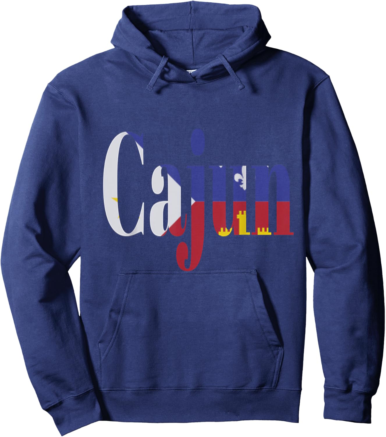 Cajun Pride Acadian Flag Cajun Shirt Hoodie - Hoodie | Navy