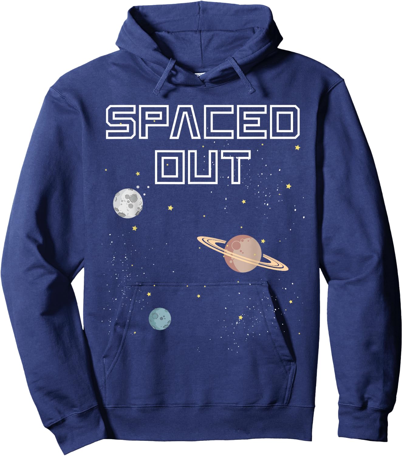Funny Spaced Out Hoodie - Hoodie | Navy