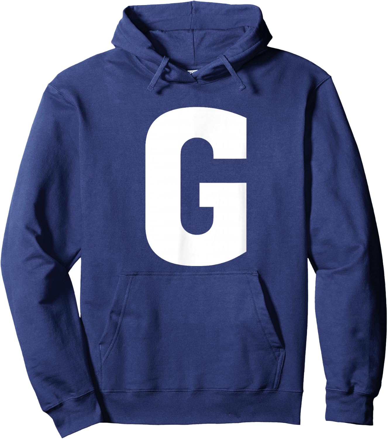 Letter G Shirt Alphabet Capital Letter Hoodie - Hoodie | Navy