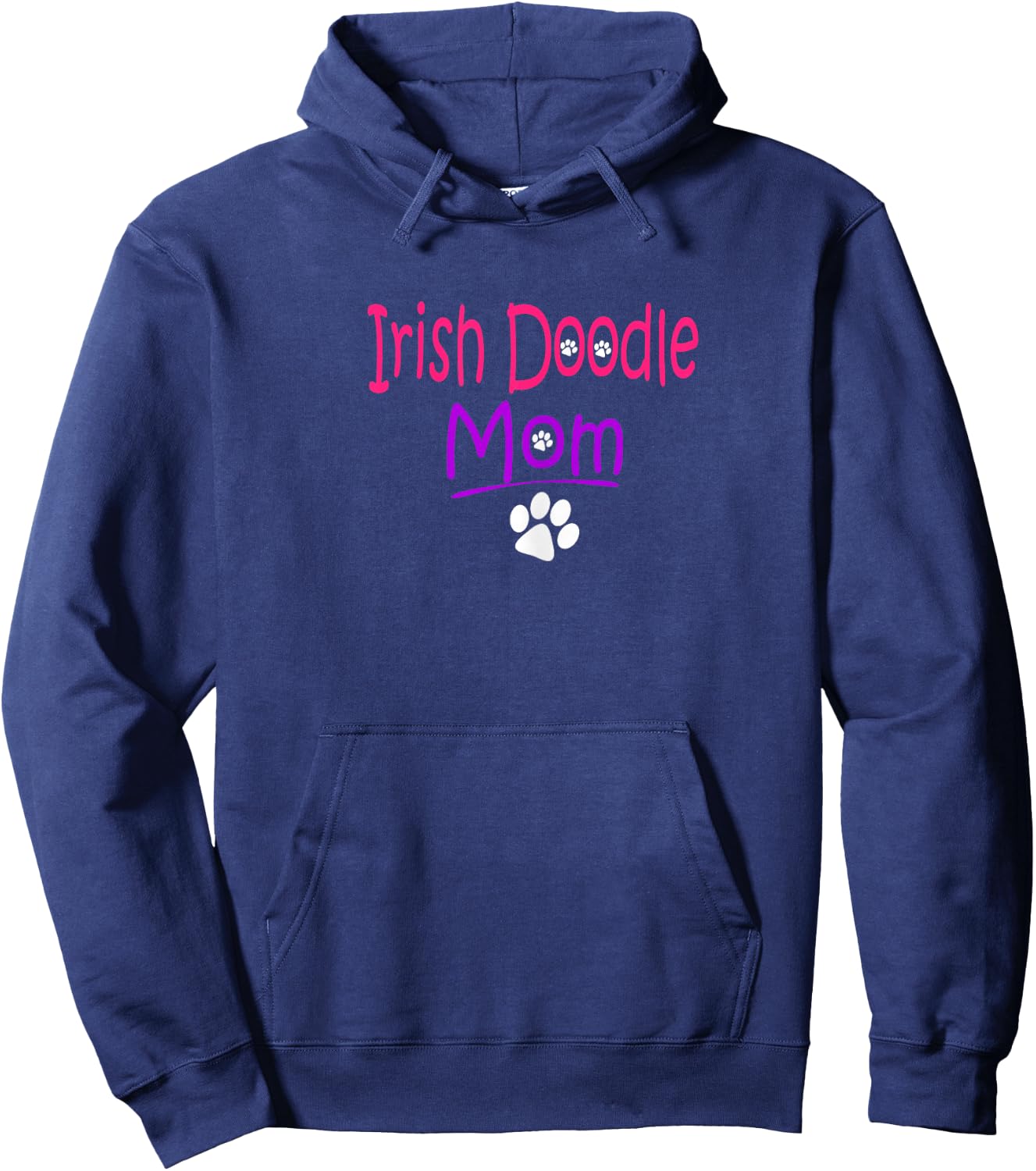 Irish Doodle Mom Shirt Doodle Lovers Hoodie - Hoodie | Navy