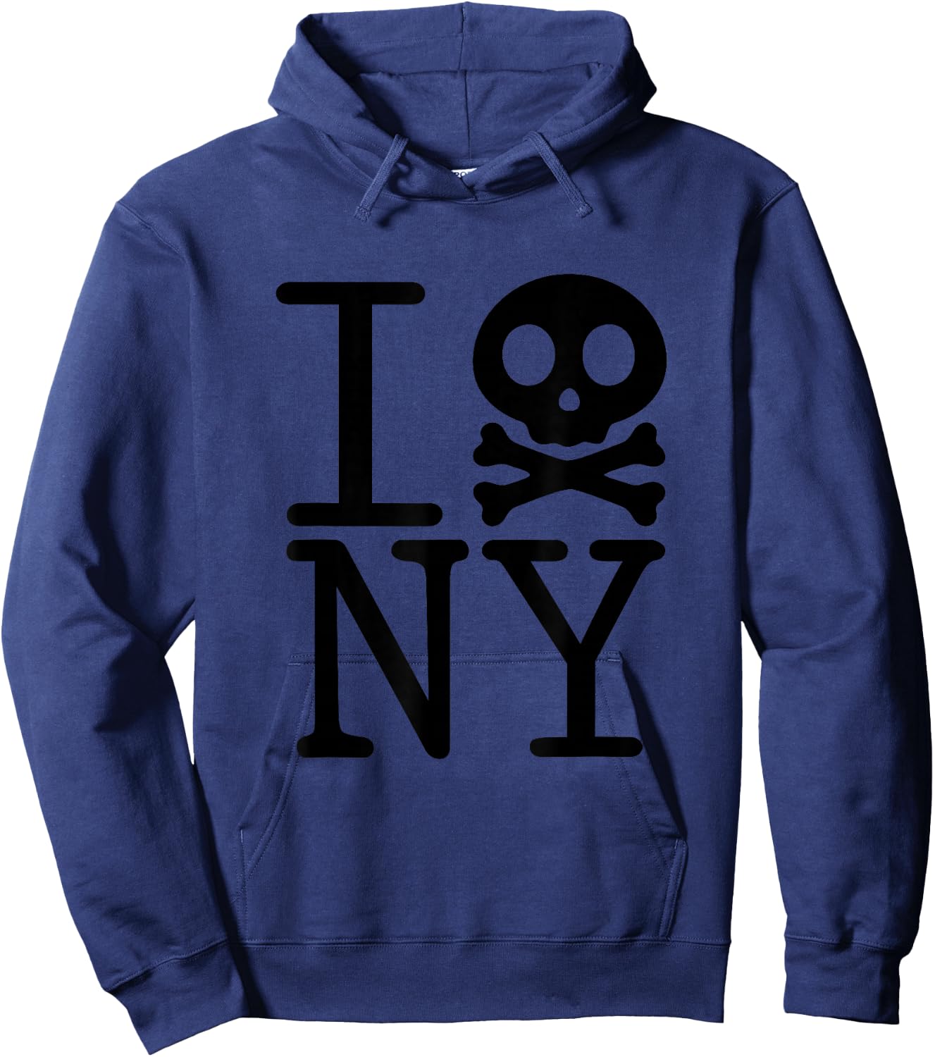 I Hate NY ( New York ) T Shirt Hoodie - Hoodie | Navy