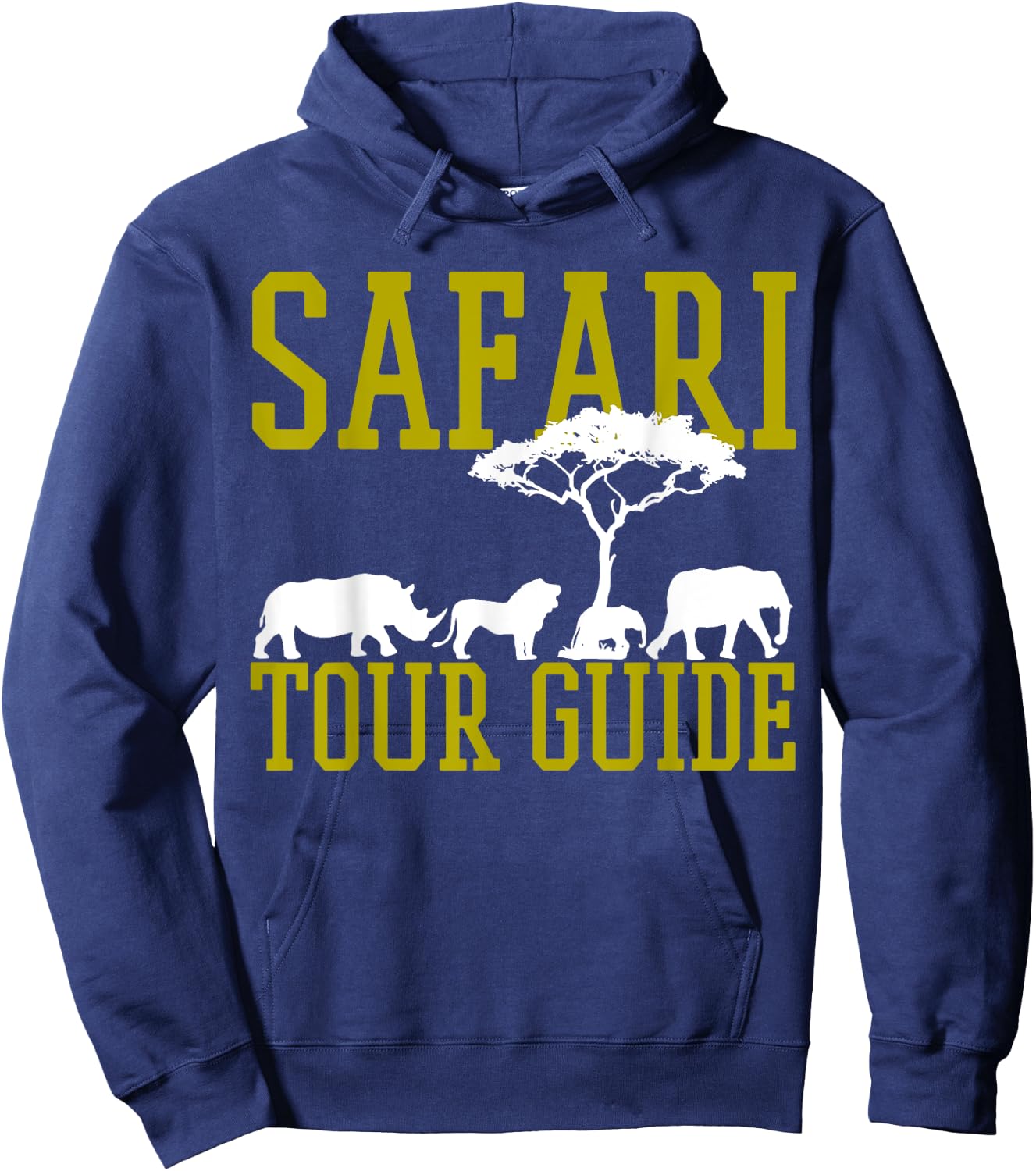 Safari Tour Guide Africa Hoodie - Hoodie | Navy