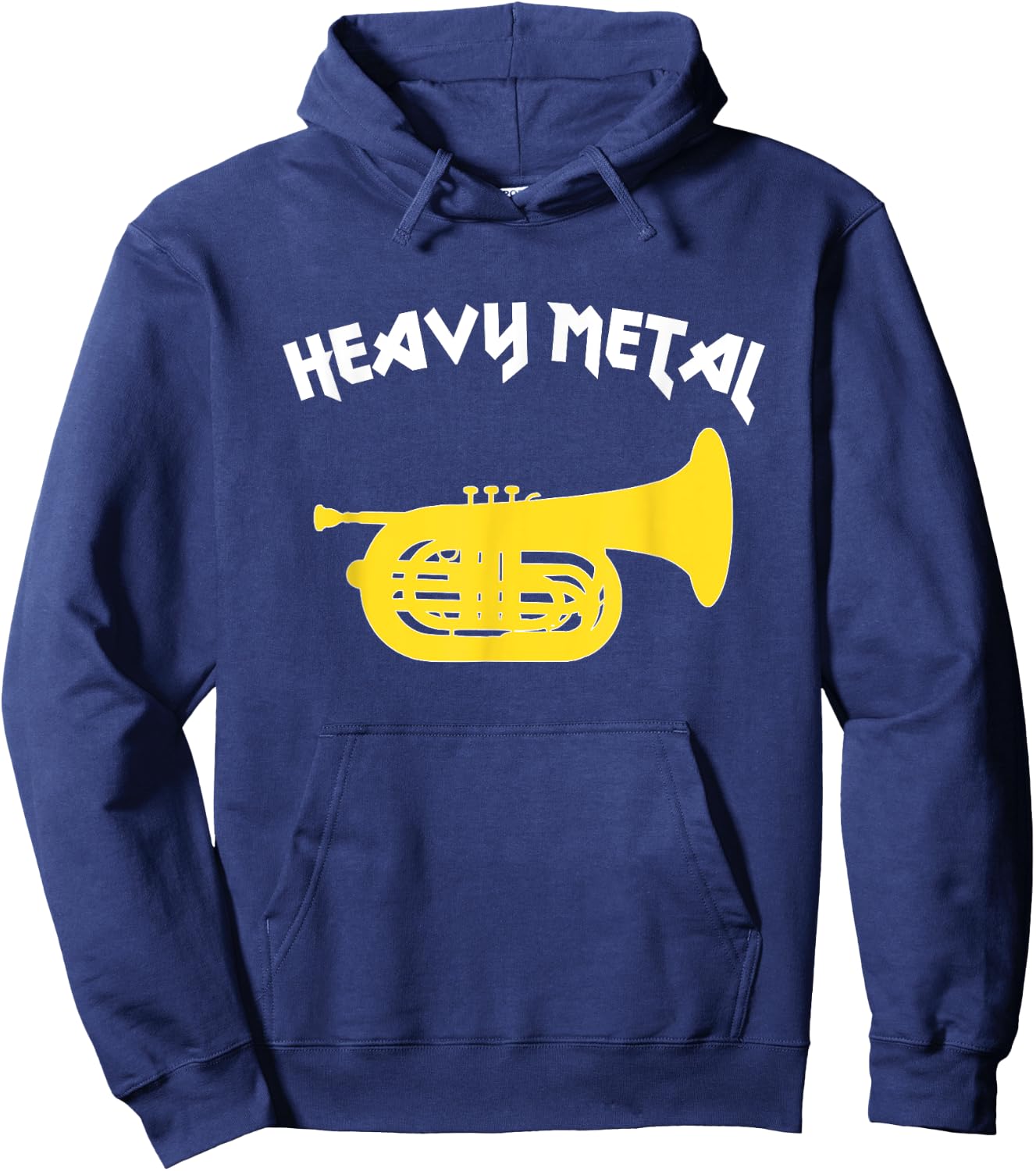 HEAVY METAL - Funny Marching Band/ Funny Marching Baritone Hoodie - Hoodie | Navy