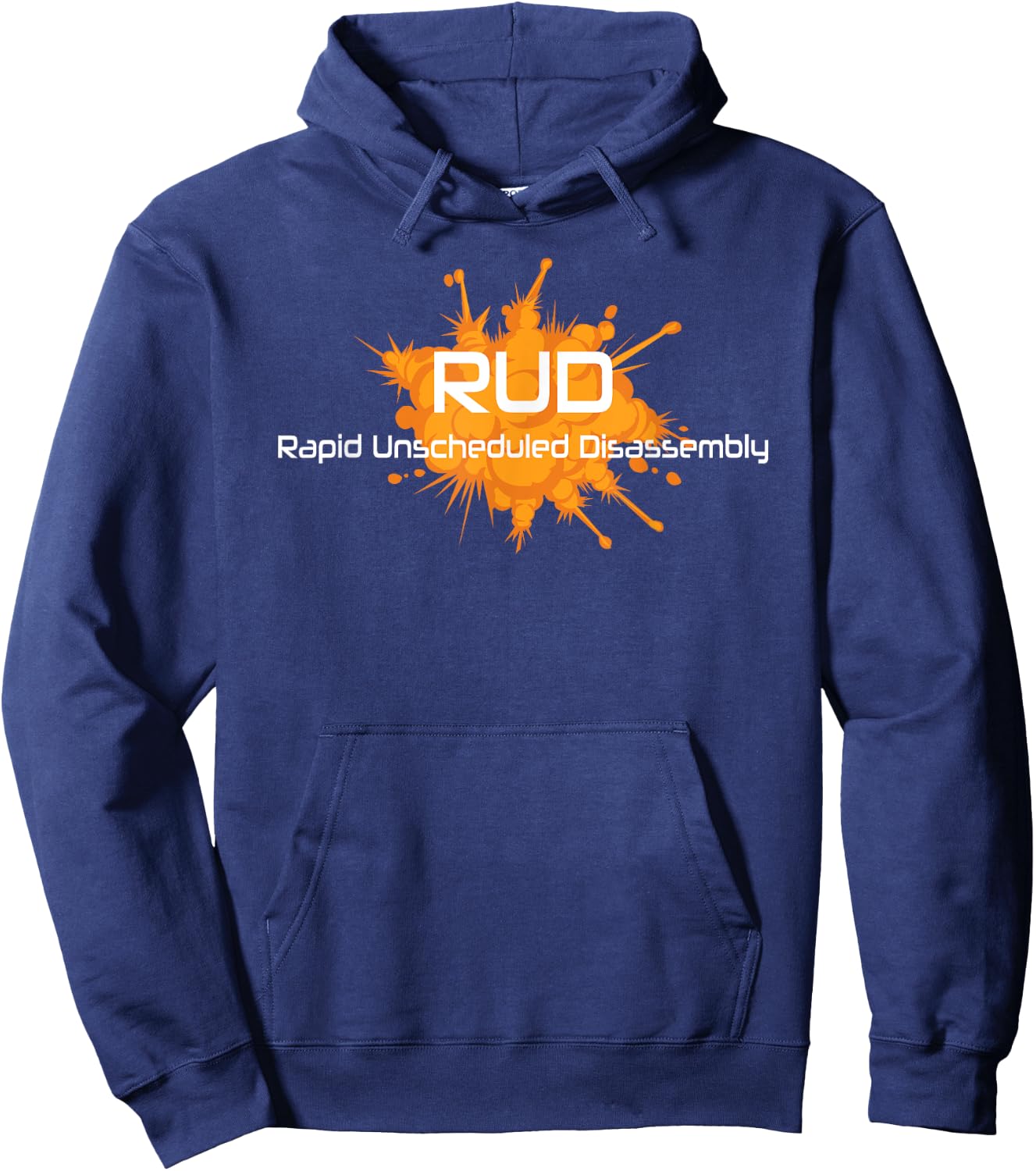RUD Rapid Unscheduled Disassembly - Space Explosion Hoodie - Hoodie | Navy