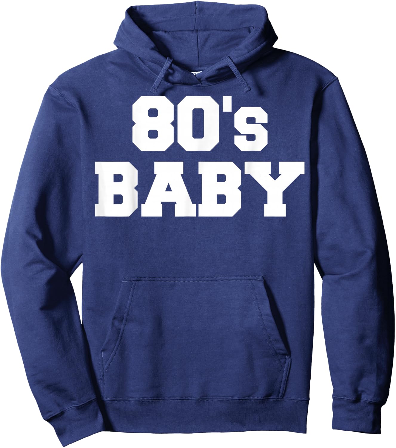 80s Baby T Shirt Hoodie - Hoodie | Navy