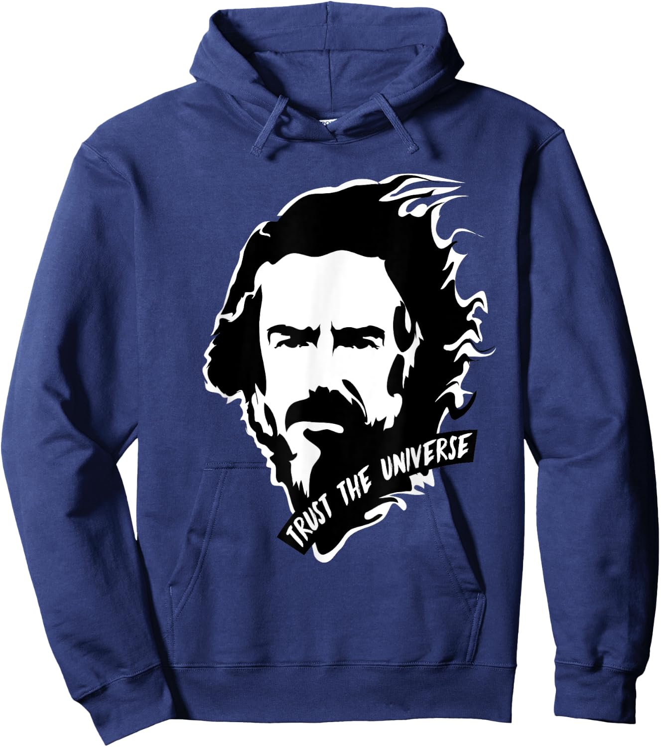 Alan Watts Mind Trust the Universe Hoodie - Hoodie | Navy