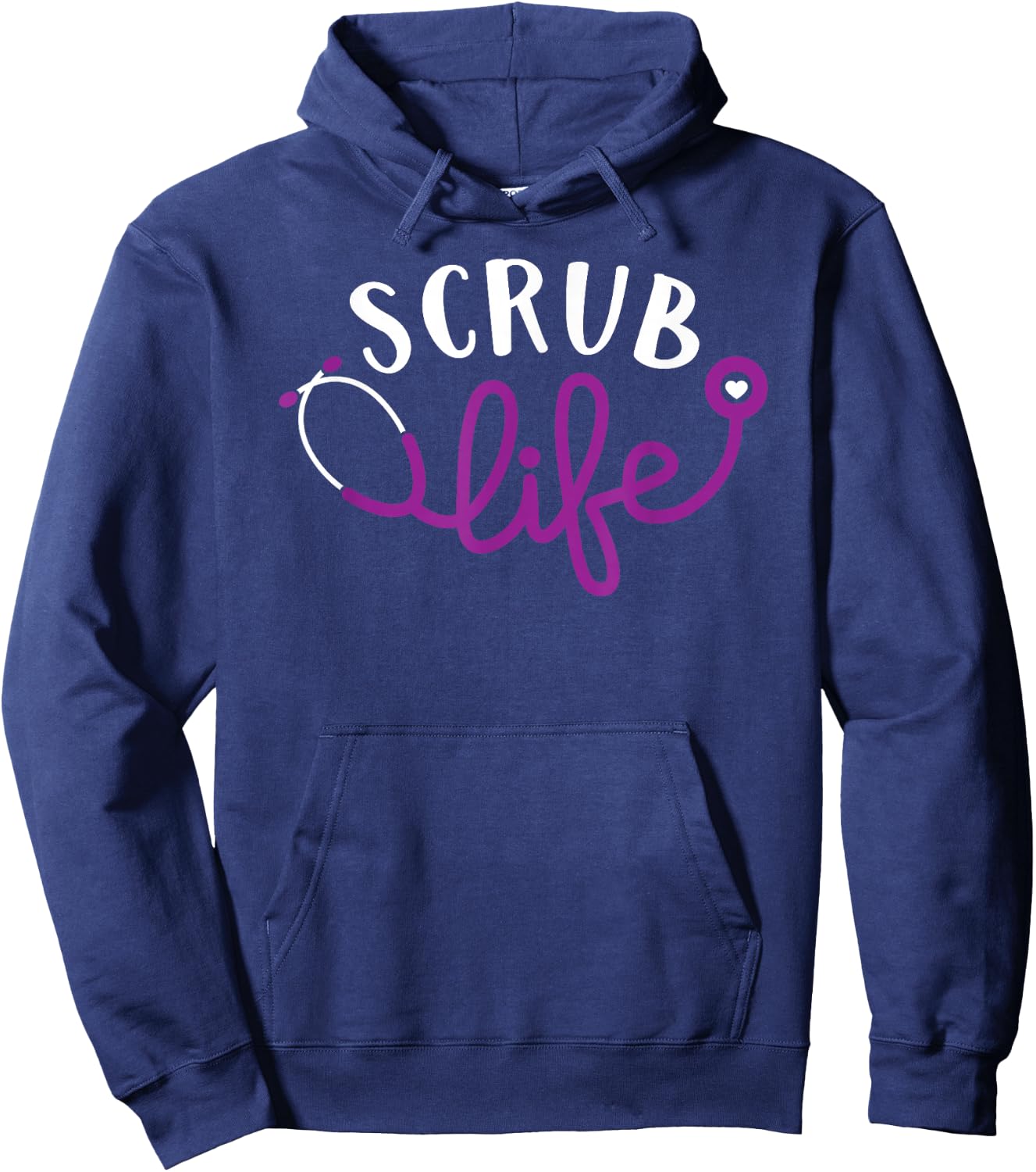Scrub Life Shirt, Nurse , Funny Medical , Nurses Hoodie - Hoodie | Navy