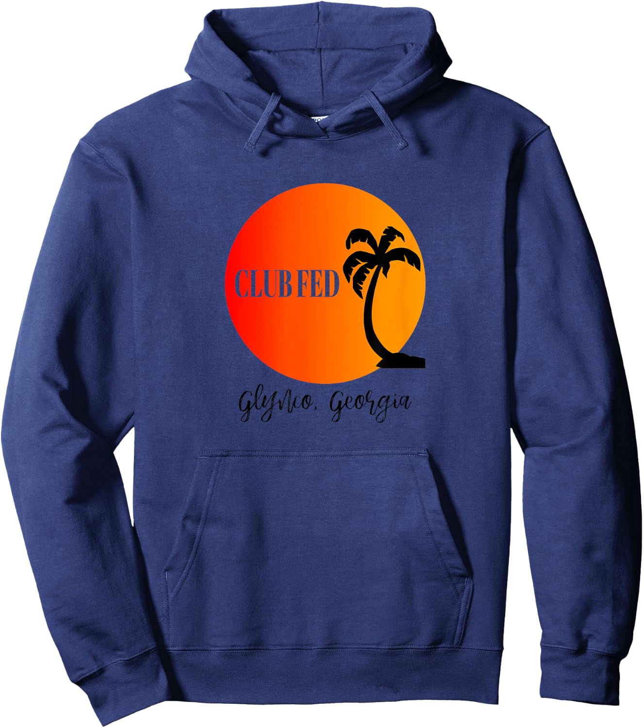 Law Enforcement Retirement - Club Fed - Glynco Georgia Hoodie - Hoodie | Navy