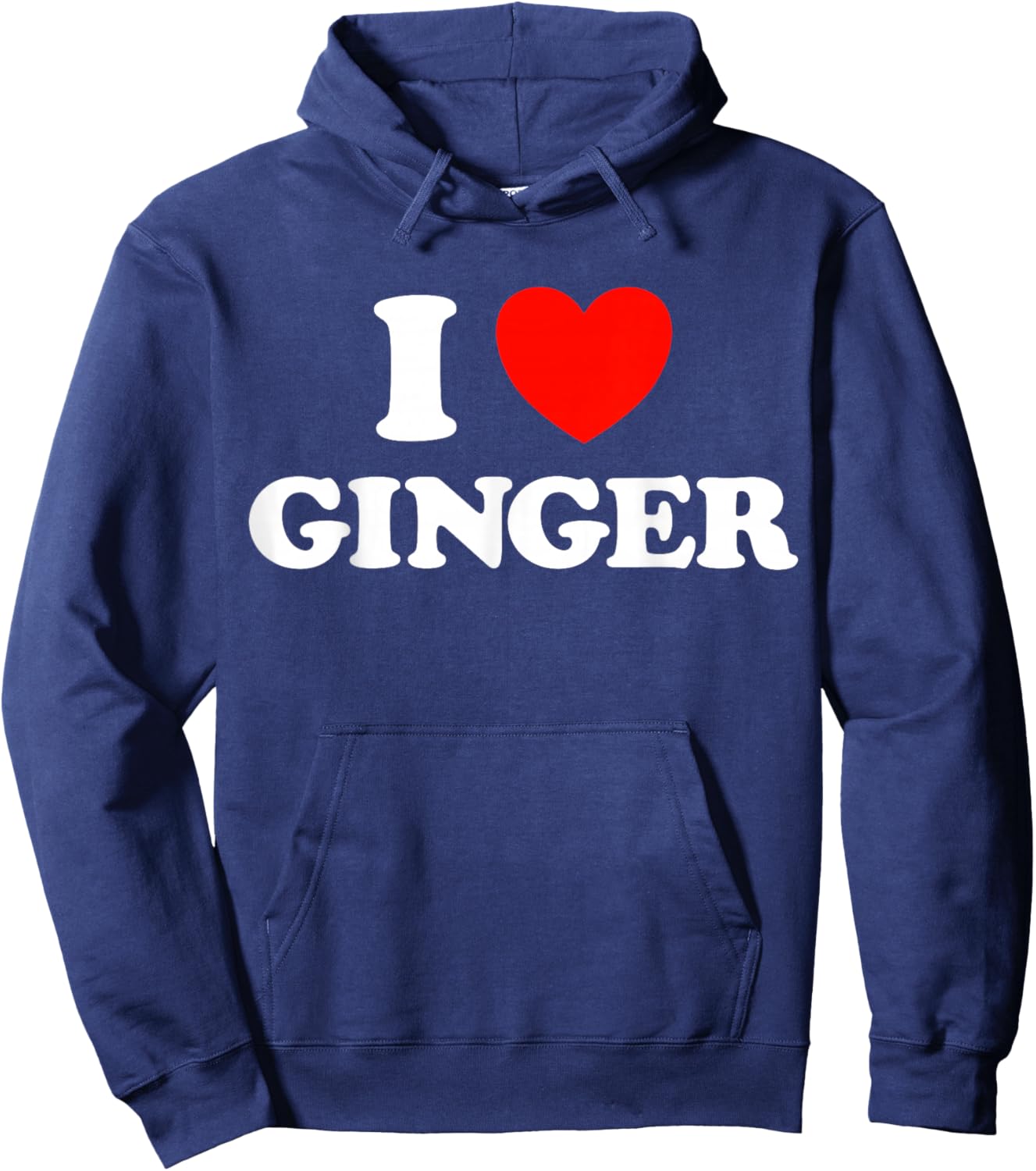Ginger Heart Funny Favorite Food India Root Remedy Spice Fan Hoodie - Hoodie | Navy