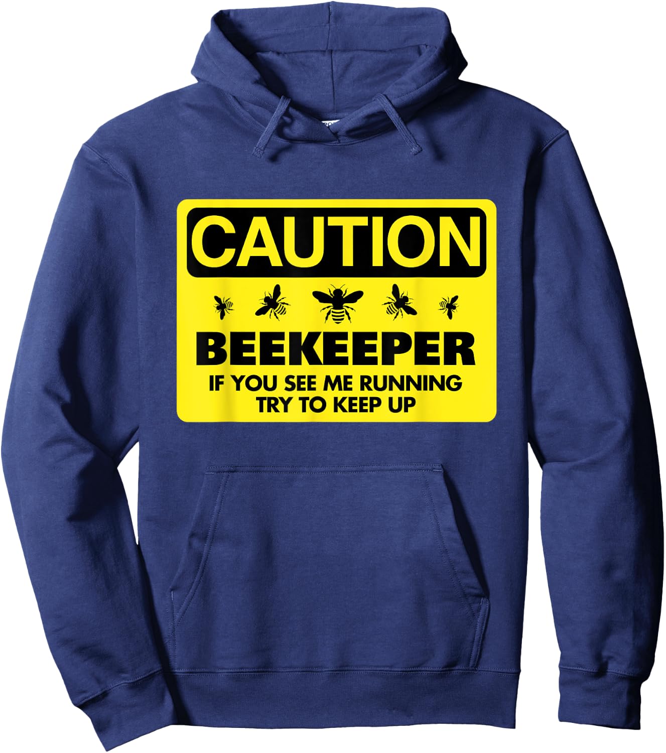 Beekeeper Beekeeping Shirt If You See Me Running Hoodie - Hoodie | Navy
