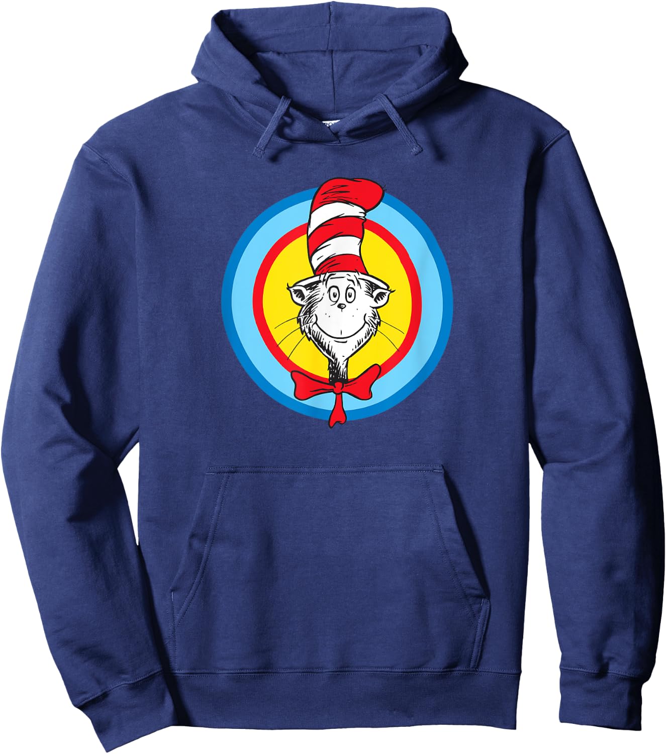 Dr. Seuss Bull's-eye Cat Hoodie - Hoodie | Navy
