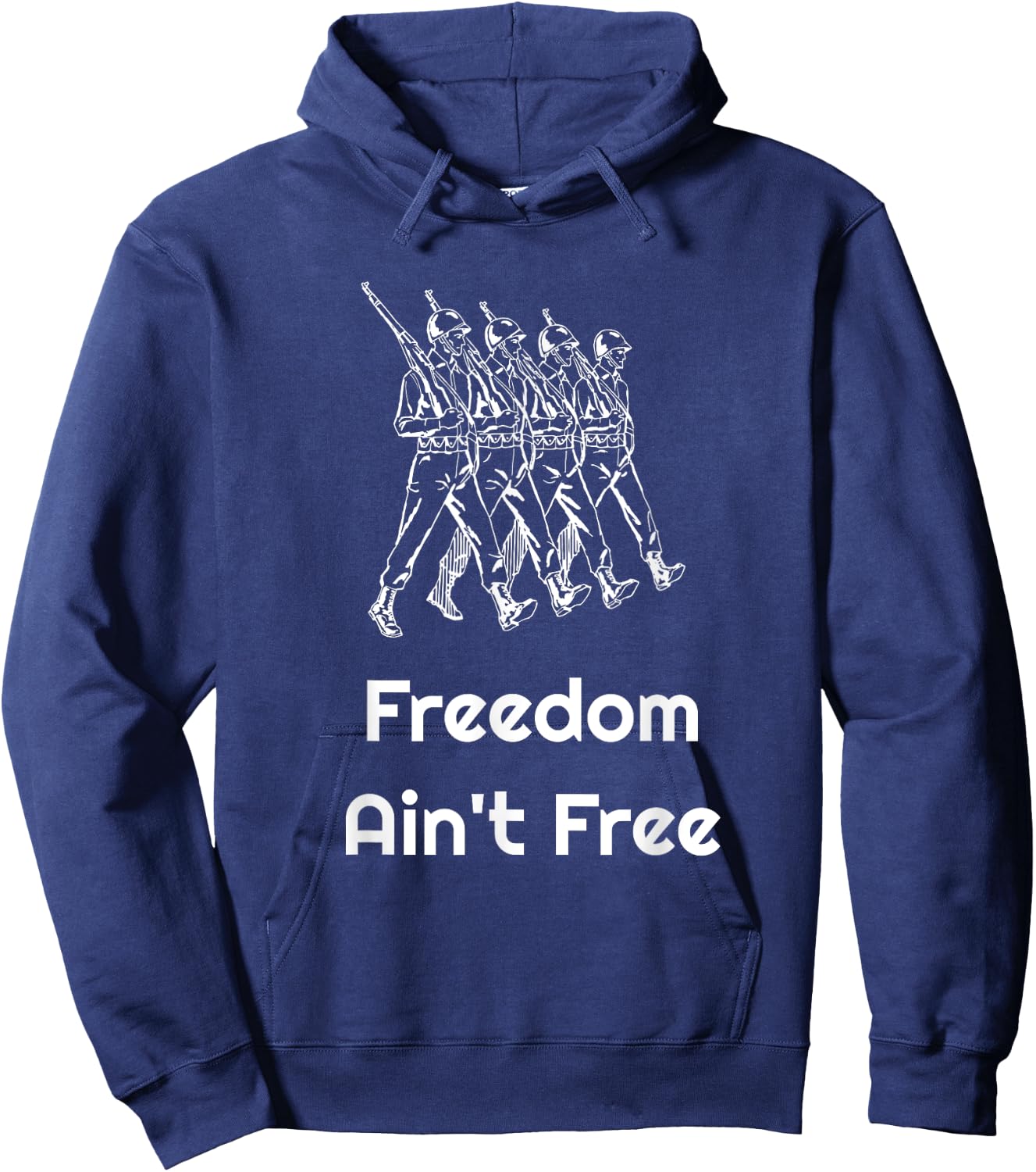 Freedom Ain't Free Hoodie - Hoodie | Navy