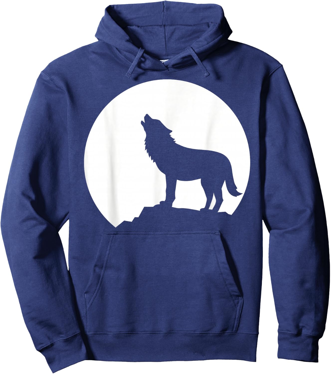Wolf Moon Hoodie - Hoodie | Navy