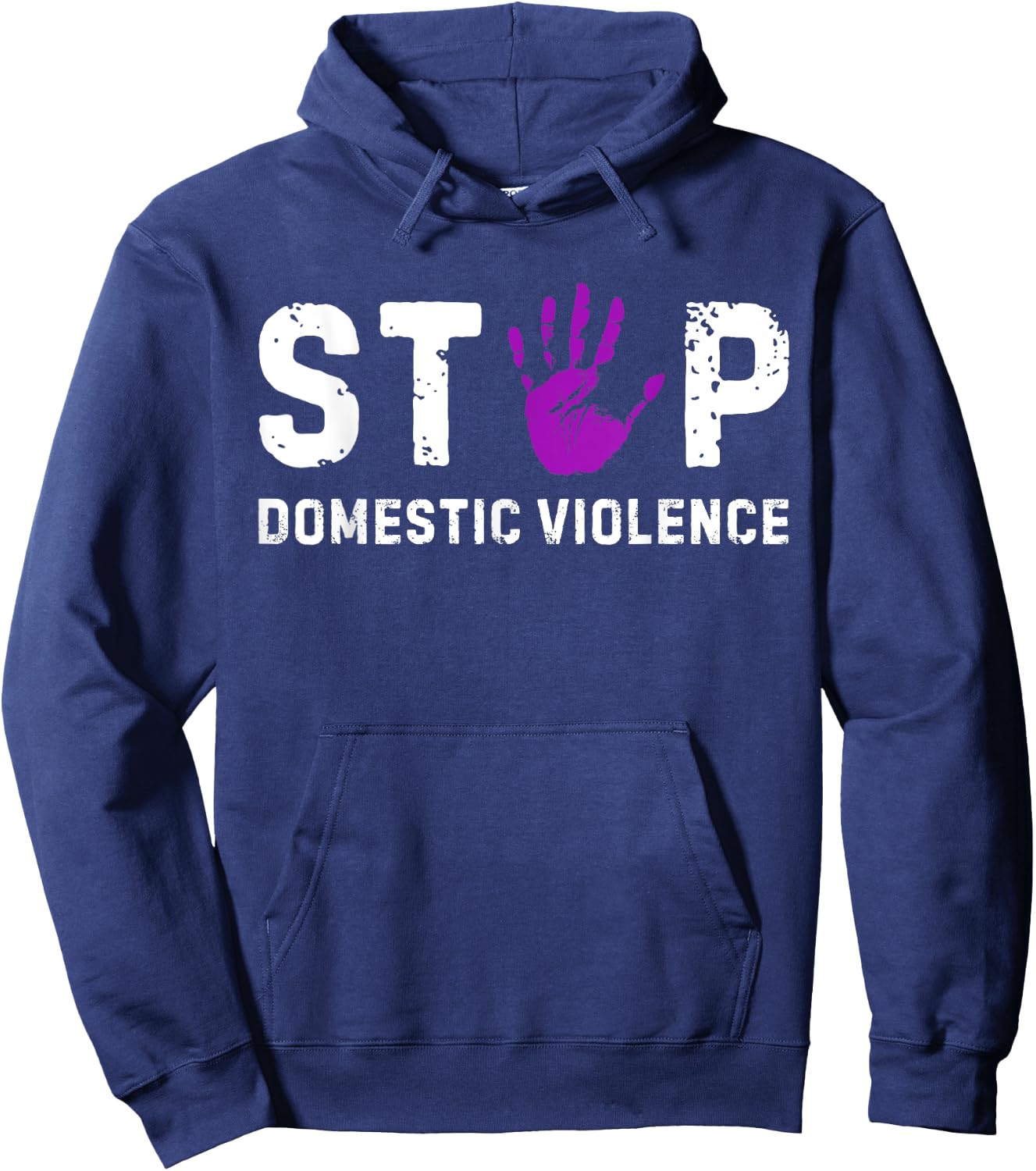 Stop Domestic Violence Awareness Survivor Gift Hoodie - Hoodie | Navy