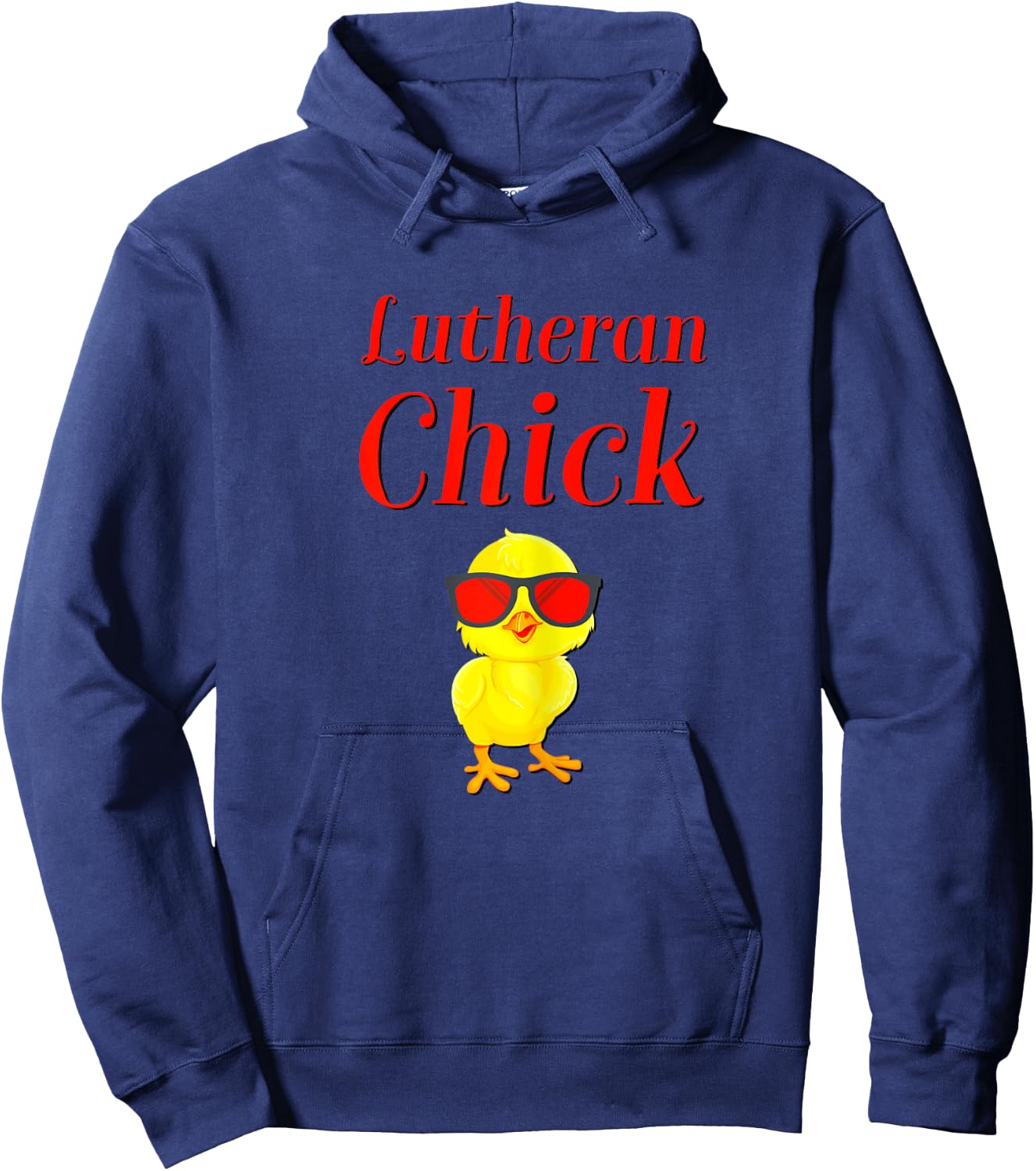 Lutheran Chick Martin Luther Rose Protestant Reformation Hoodie - Hoodie | Navy