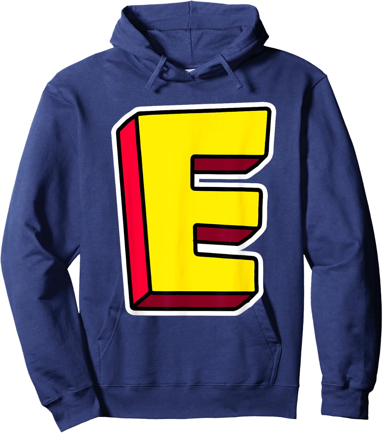 Letter E Funny Matching Halloween Costume Funny Halloween Hoodie - Hoodie | Navy