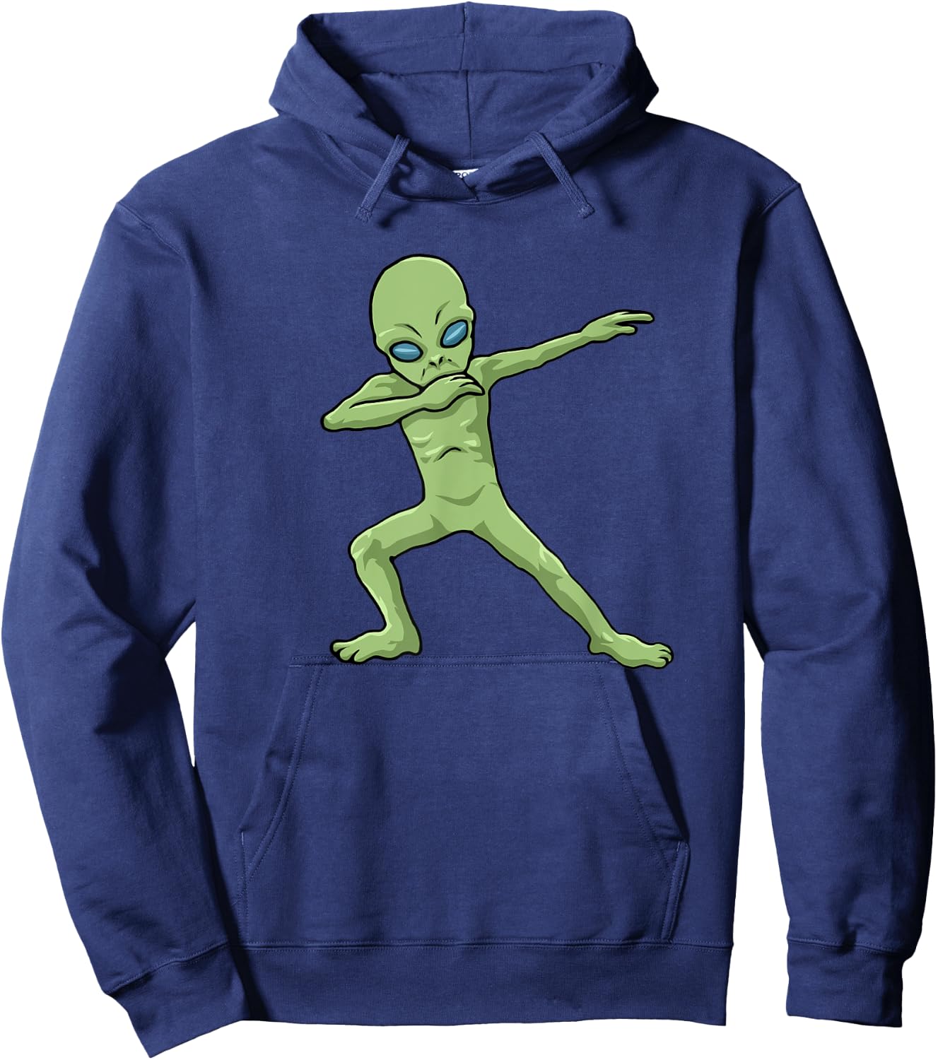 Funny Halloween Clothing Dabbing Alien - Men's Black Short Sleeve Classic Fit - Small Hoodie - Hoodie | Navy