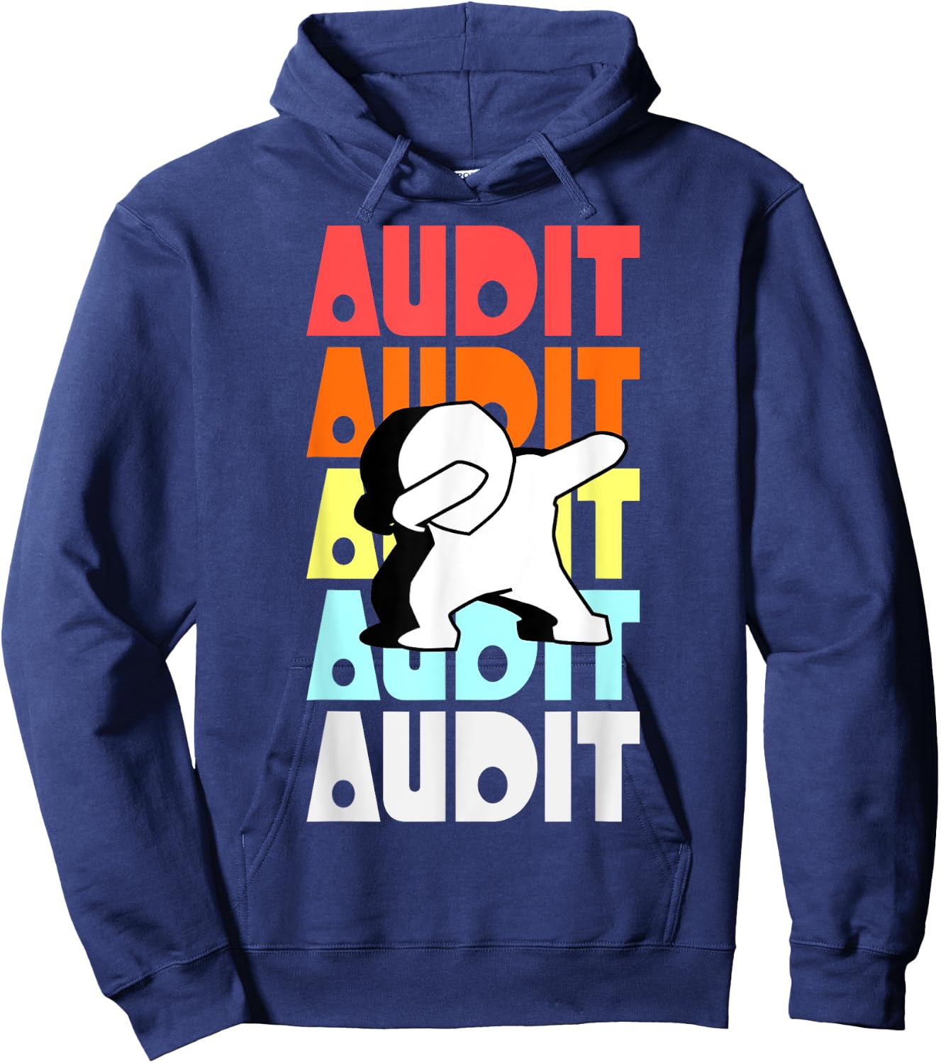 Audit Accounting Shirt Hoodie - Hoodie | Navy