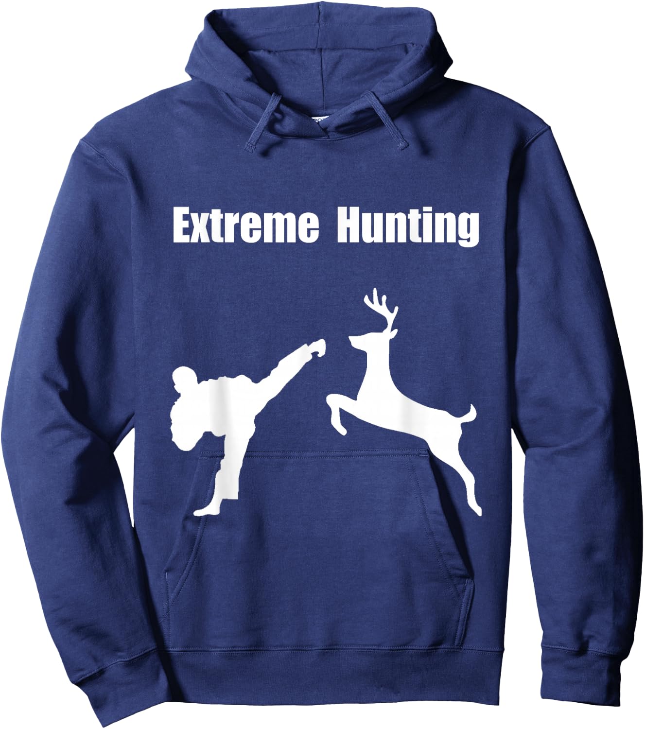 Extreme Hunting Martial Arts Funny Hoodie - Hoodie | Navy