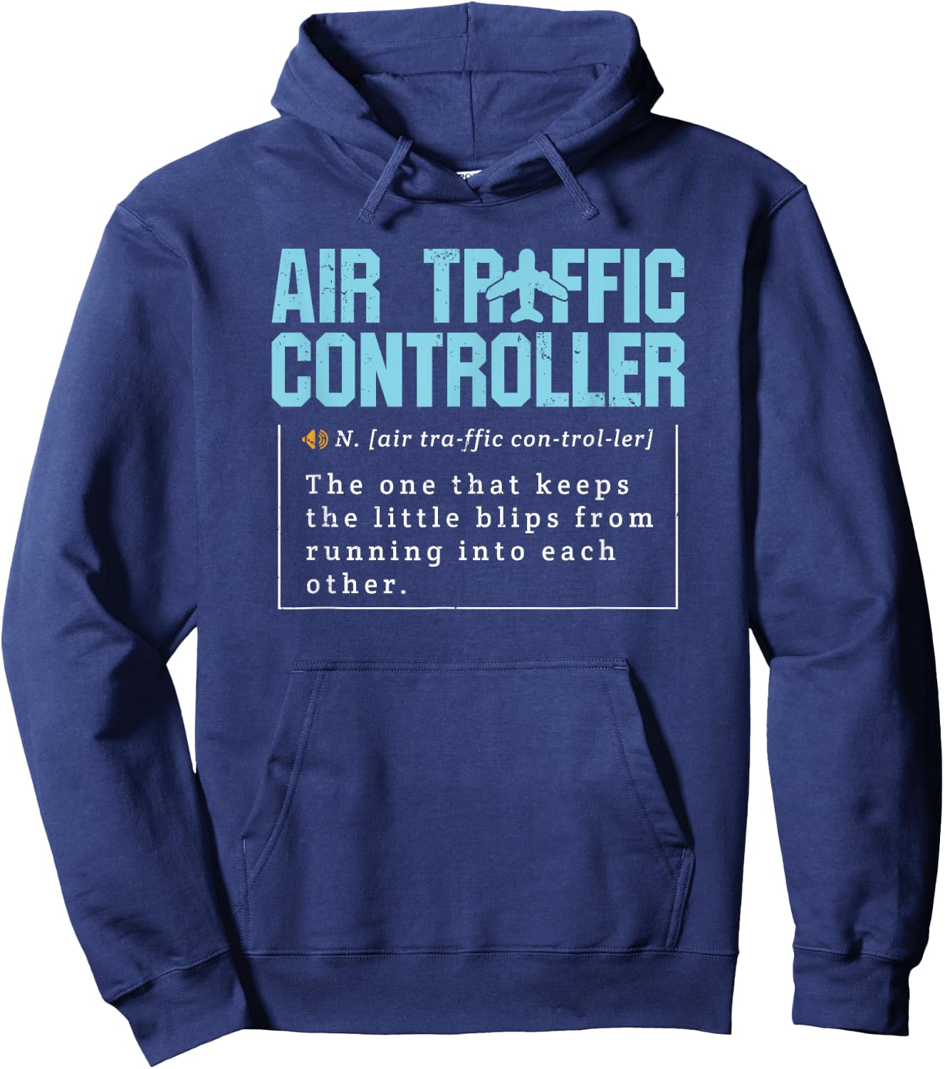 Funny Air Traffic Controller - Definition Hoodie - Hoodie | Navy