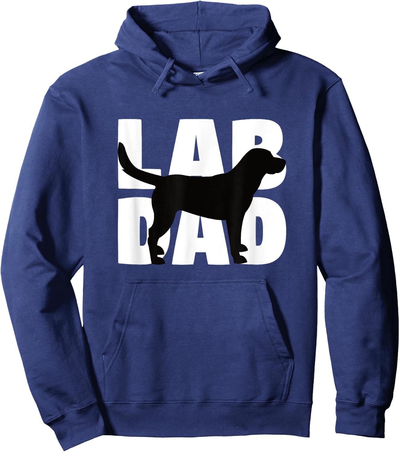 Lab Dad Labrador Retriever Dad Gift Dog Dads Men Women Kids Hoodie - Hoodie | Navy