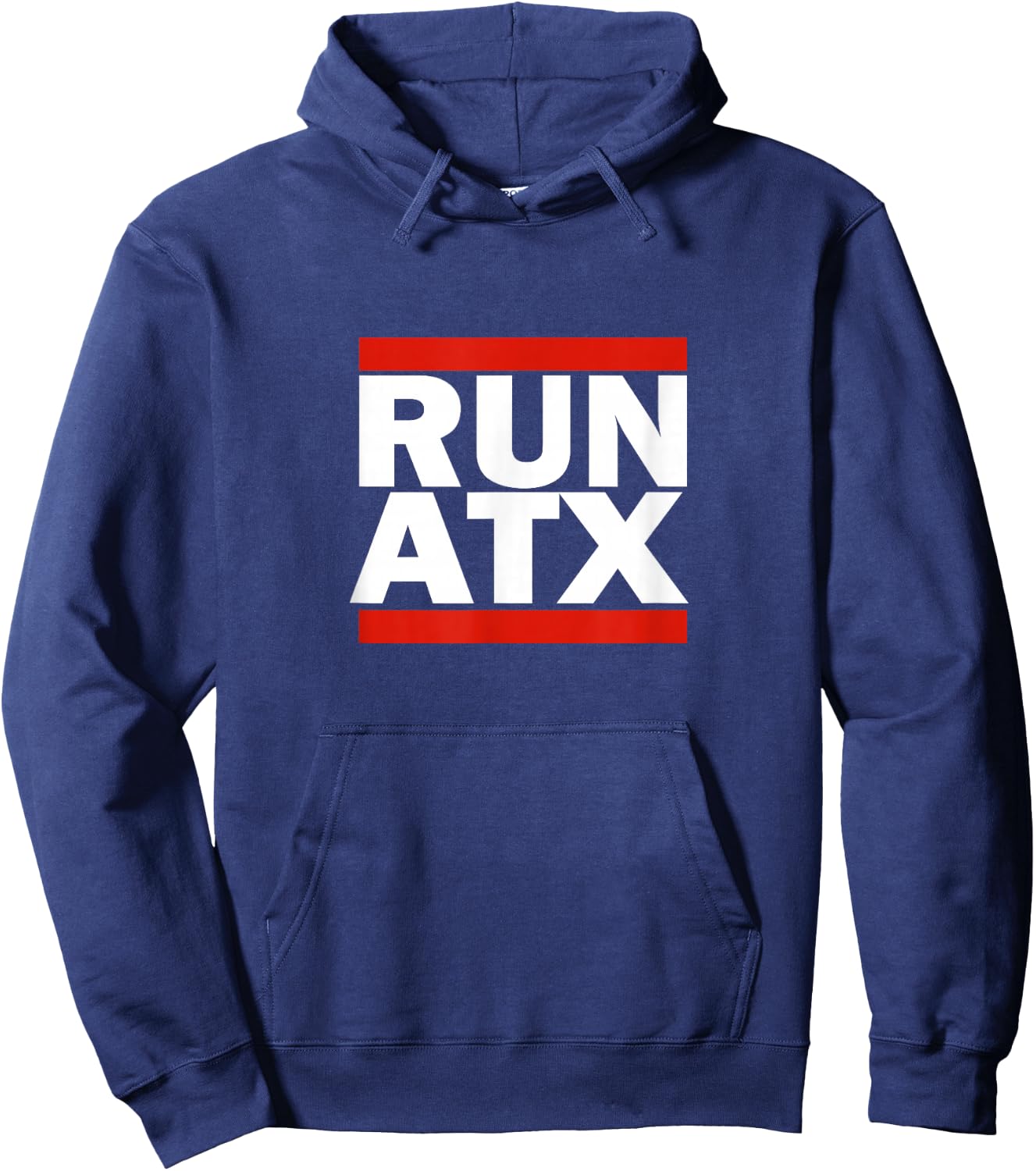 Run ATX Austin Texas Shirt Hoodie - Hoodie | Navy