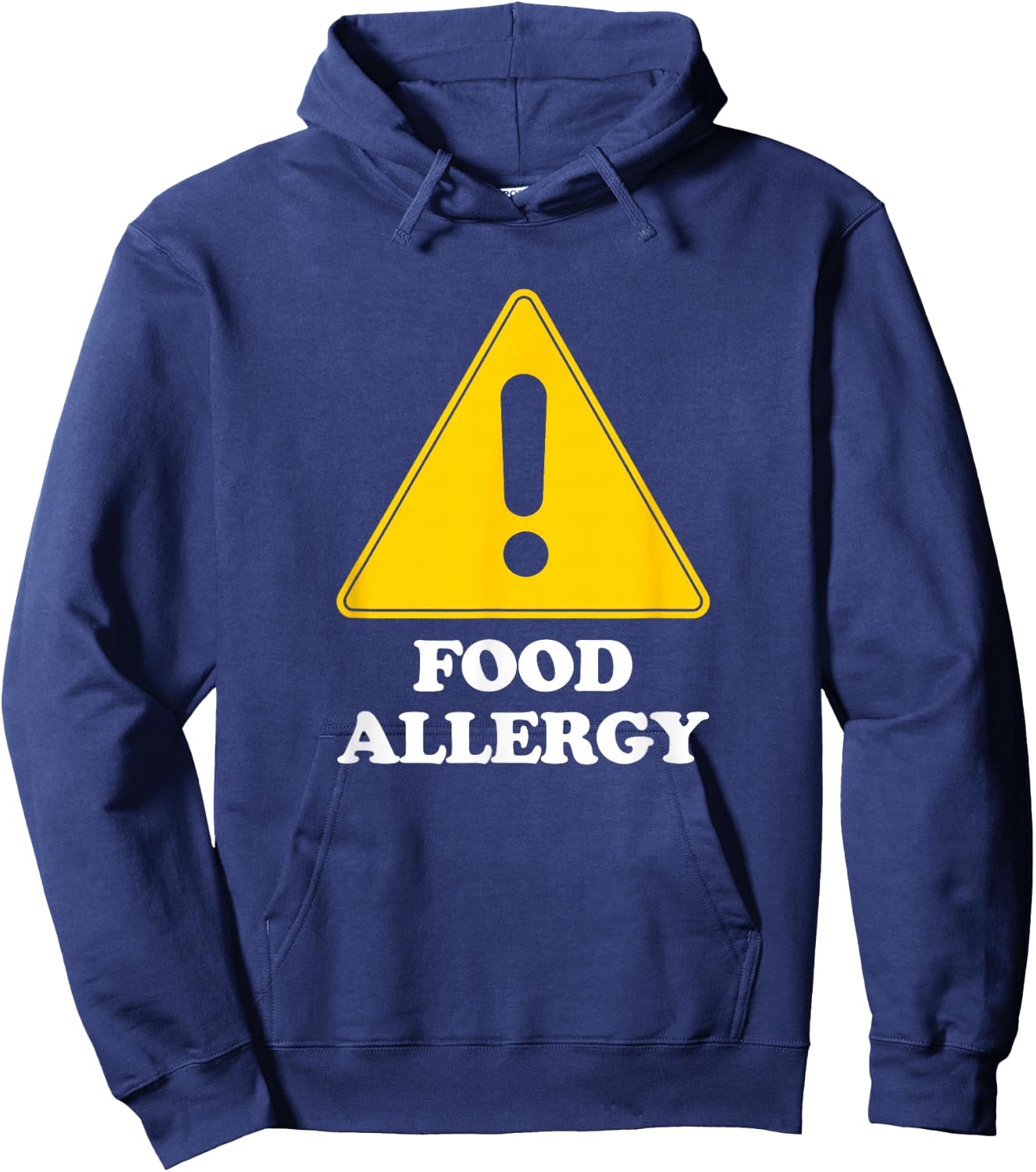 FOOD ALLERGY Shirt for Kids Toddler Mom and Dad Gift Hoodie - Hoodie | Navy