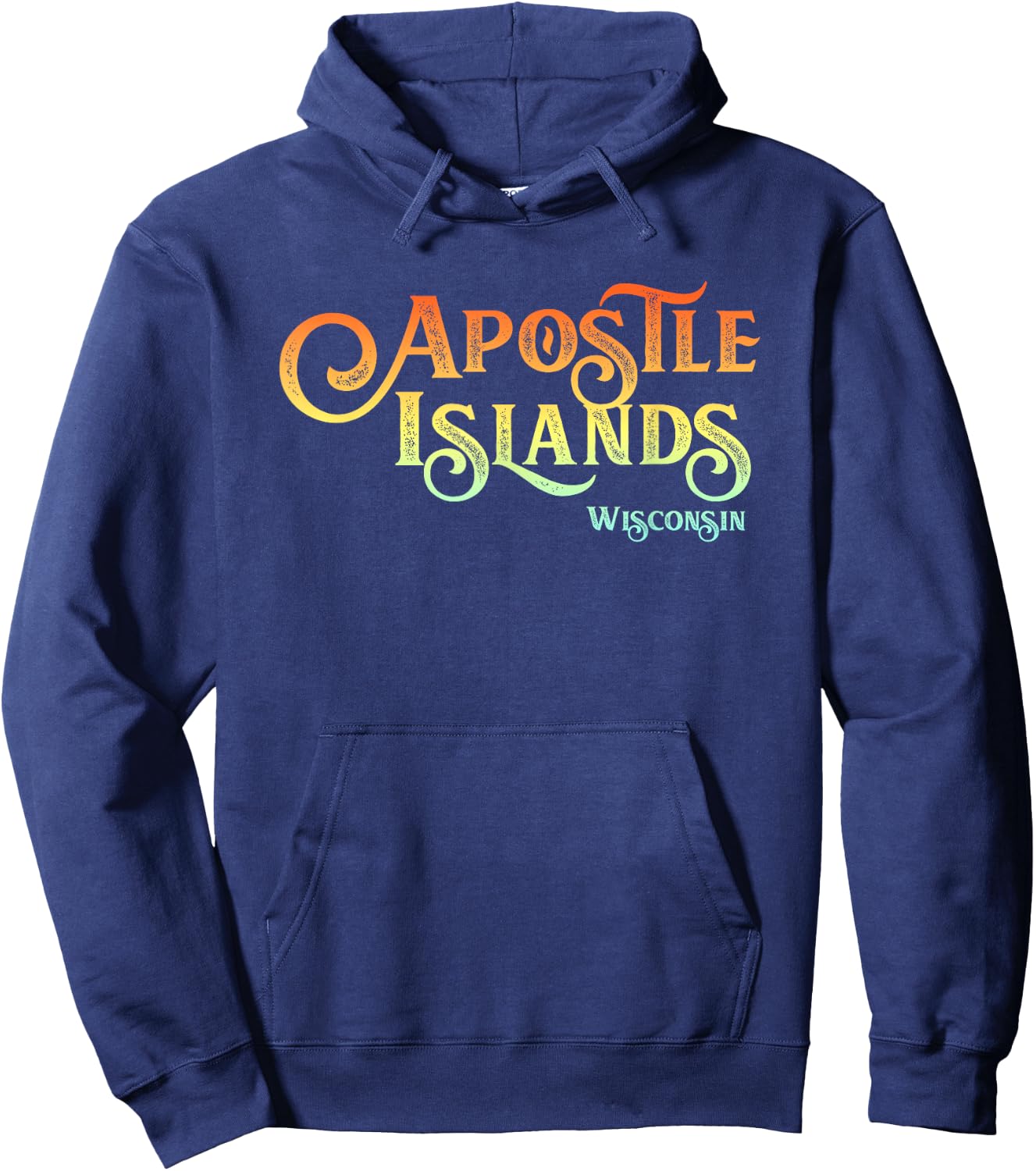 Apostle Islands, Wisconsin tourist, souvenir, gift Hoodie - Hoodie | Navy