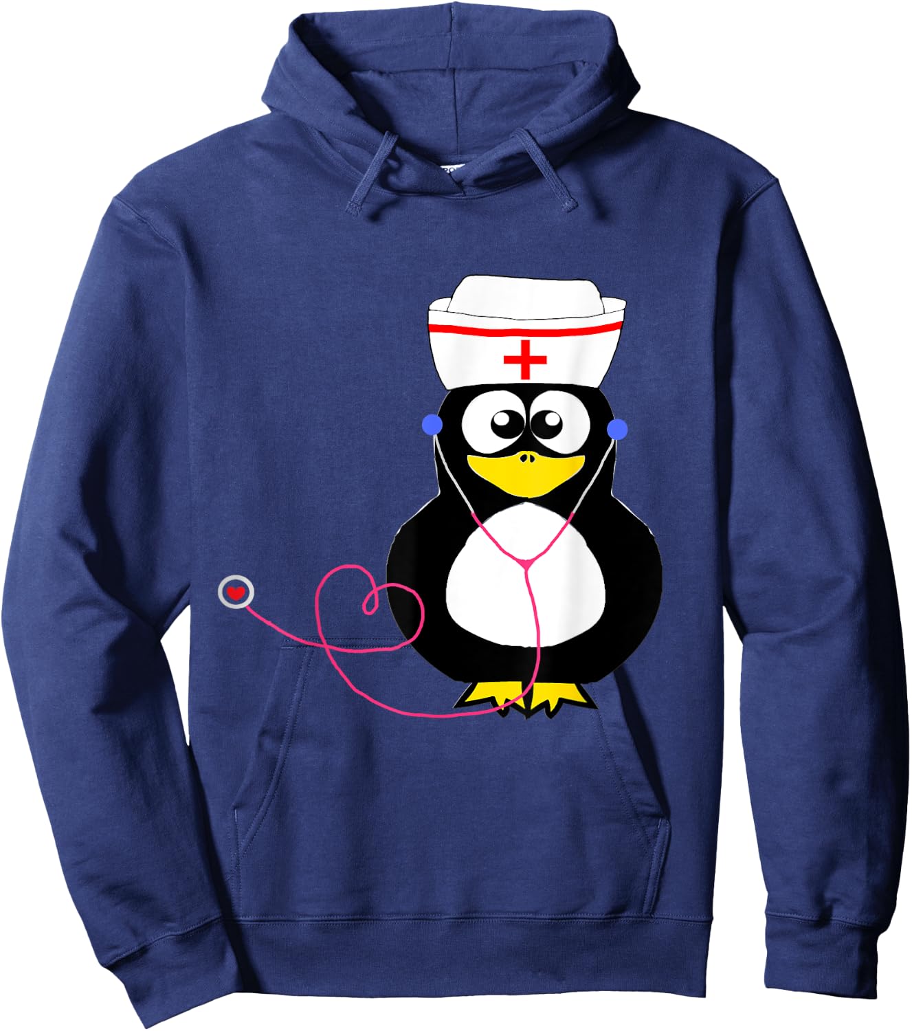 Doctor Doctor Penguin Funny Nurse Water Bird Hoodie - Hoodie | Navy