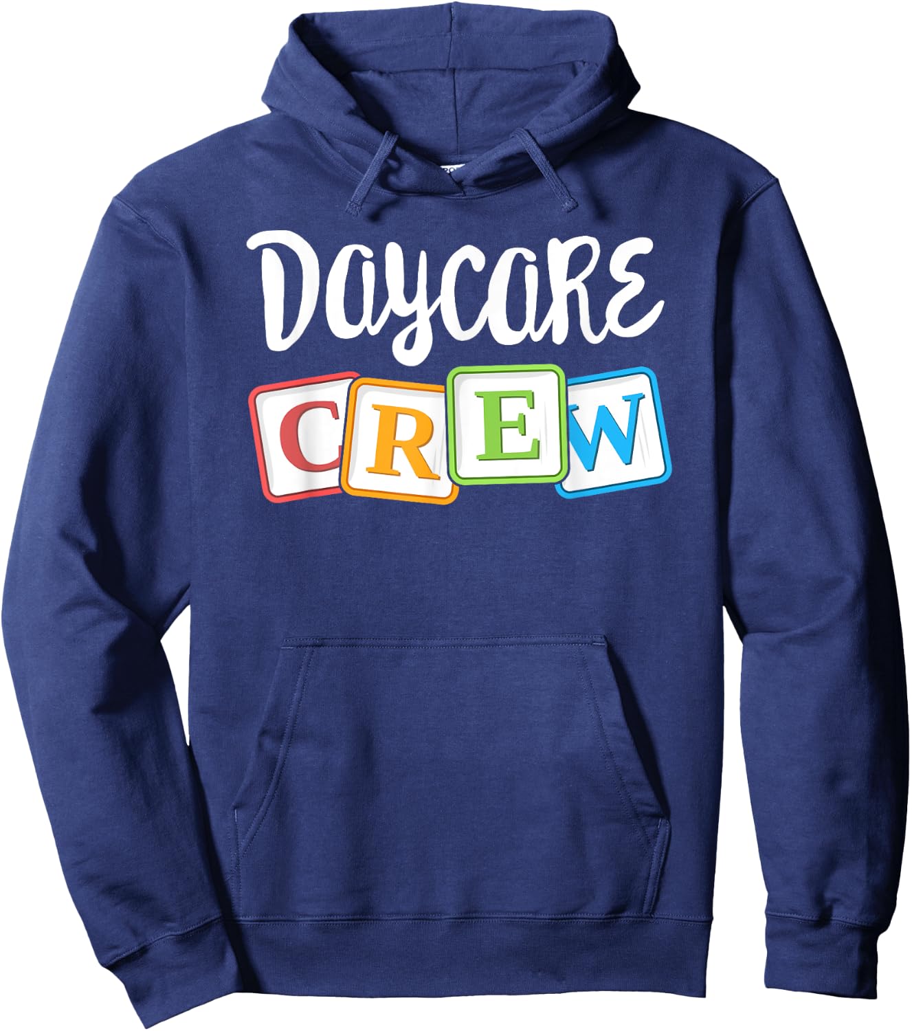 Daycare Crew Childcare Team Squad Provider After School Hoodie - Hoodie | Navy