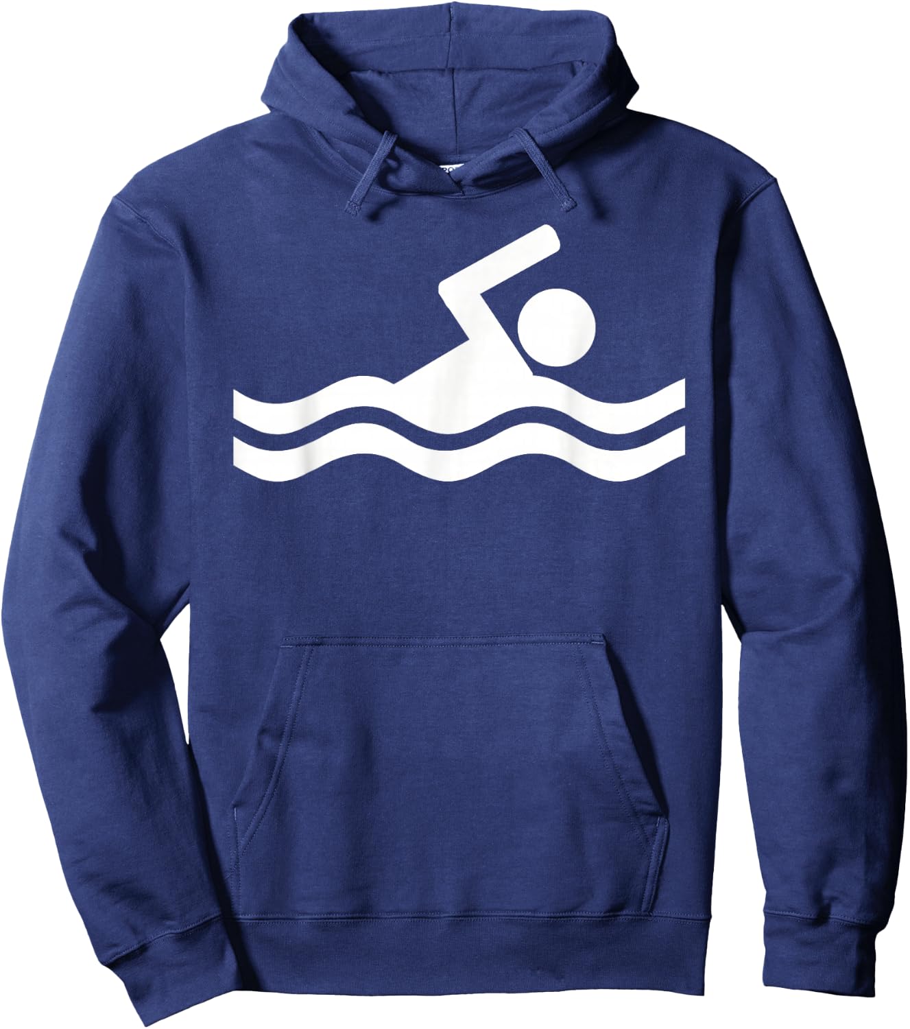 Swimming Logo Hoodie - Hoodie | Navy